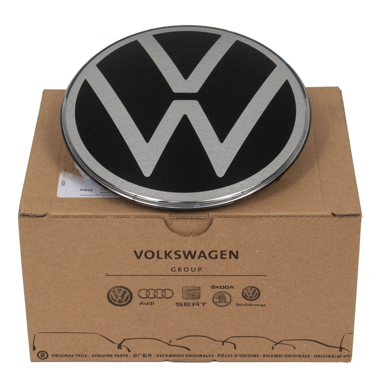 ORIGINAL VW Emblem Logo Kühlergrill Golf 8 Bj. bis 01.2021 vorne 5H0853601G DPJ