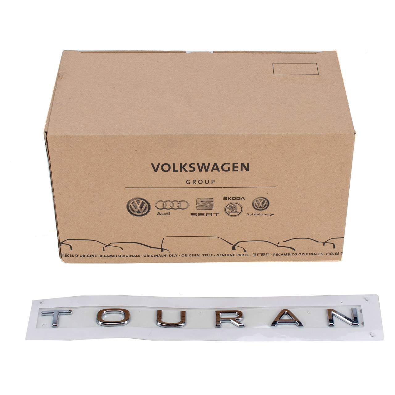 ORIGINAL VW Emblem Schriftzug TOURAN Chrom Touran 5T1 hinten 5TA853687A 2ZZ