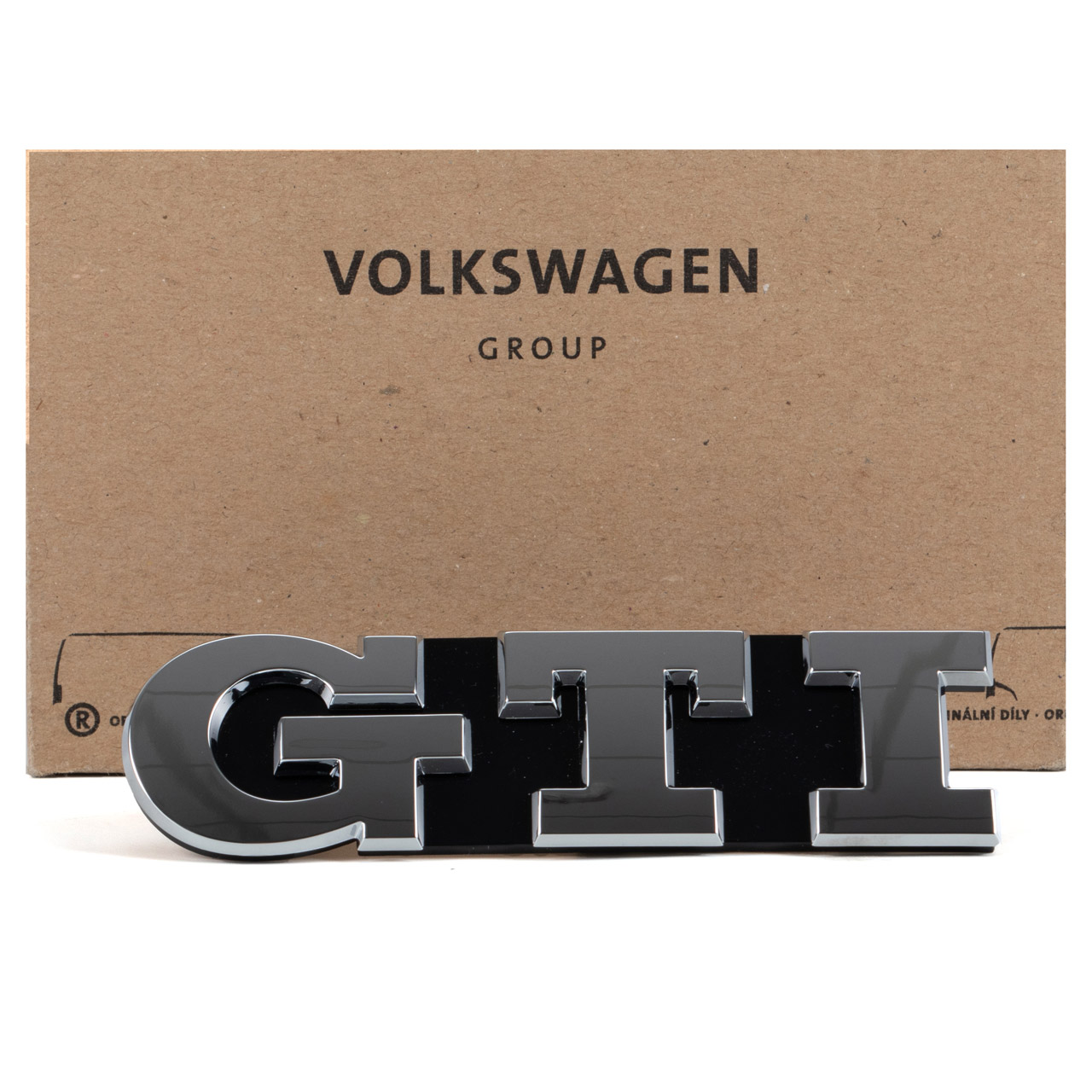 ORIGINAL VW GTI Emblem Schriftzug Kühlergrill Polo 5 GTI 6R 6C bis Mj 2020 6C0853948D FOD