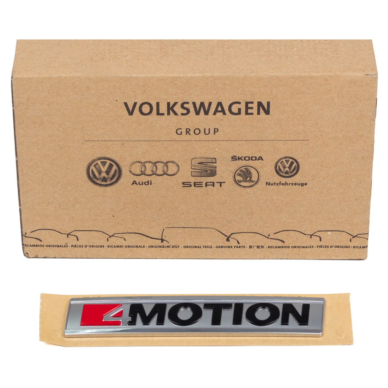 ORIGINAL VW Emblem Schriftzug Zeichen 4Motion Amarok T6 hinten 7E0853675M MGM
