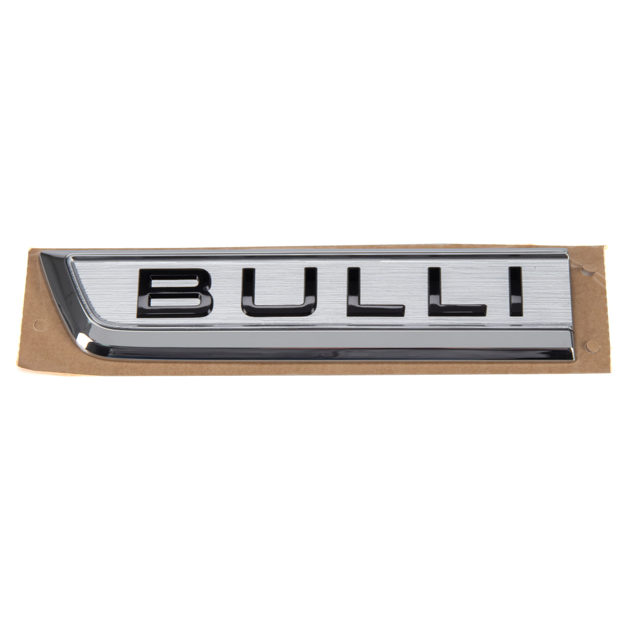 2x ORIGINAL VW BULLI Emblem Schriftzug Transporter Multivan T6 links + rechts silber