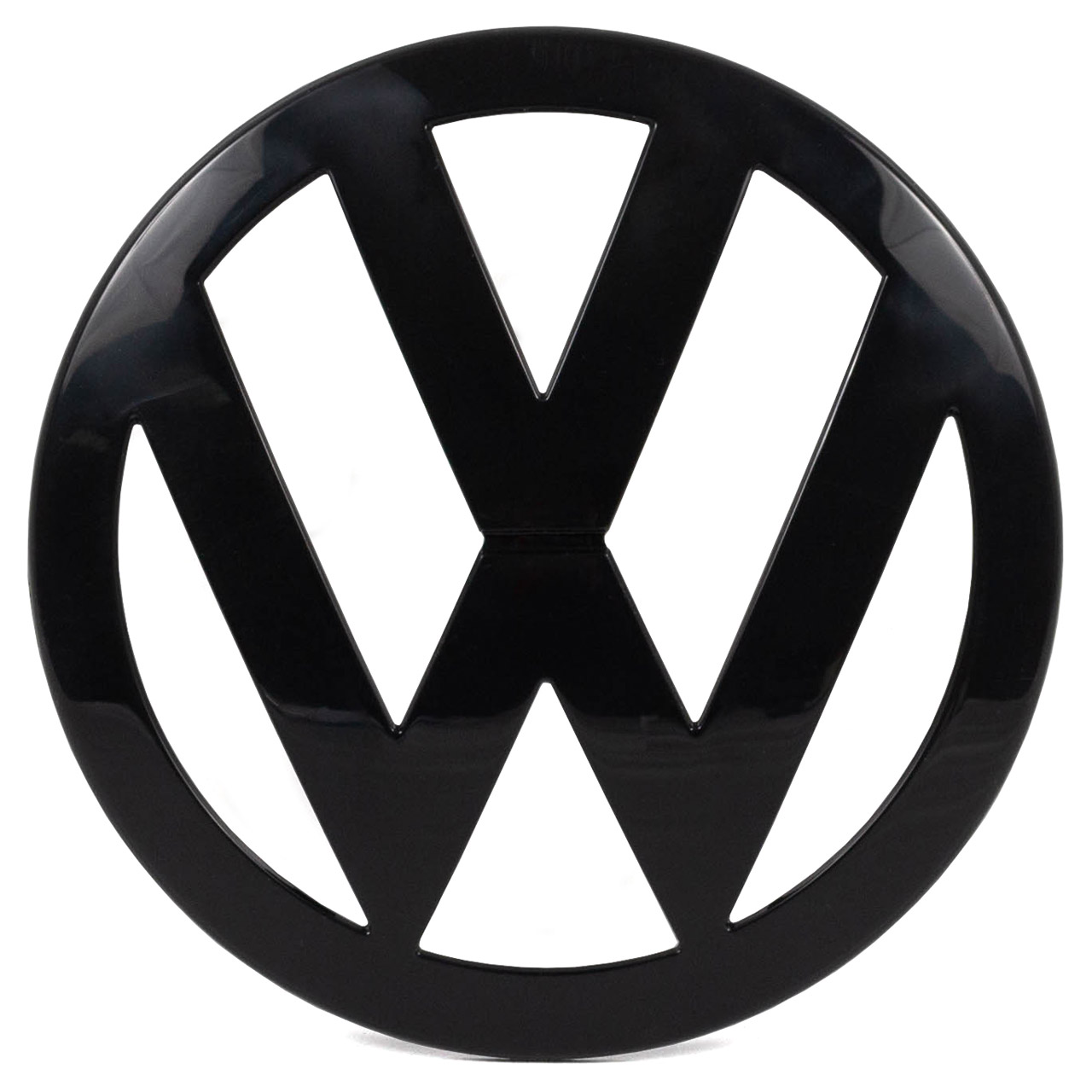 ORIGINAL VW Emblem Logo Symbol Kühlergrill Schwarz T5 bis 2010 7H0853601 041