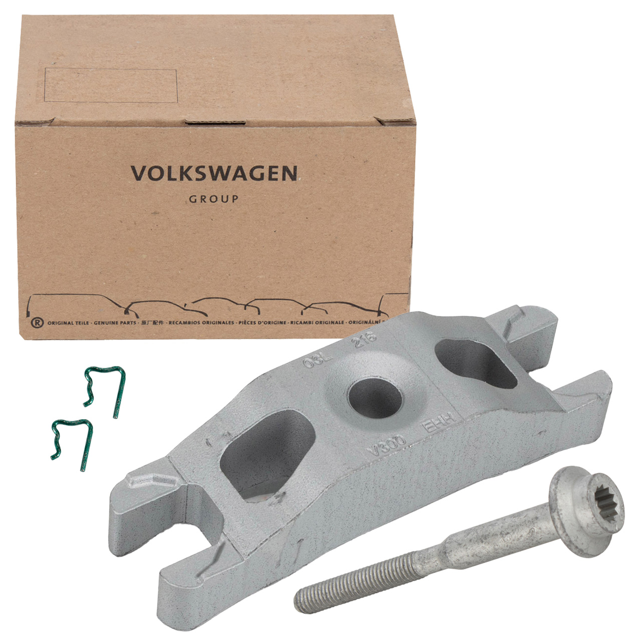 ORIGINAL VW Düsenhalter Spannpratze Klammer Schraube Set Einspritzdüse 1.6 TDI