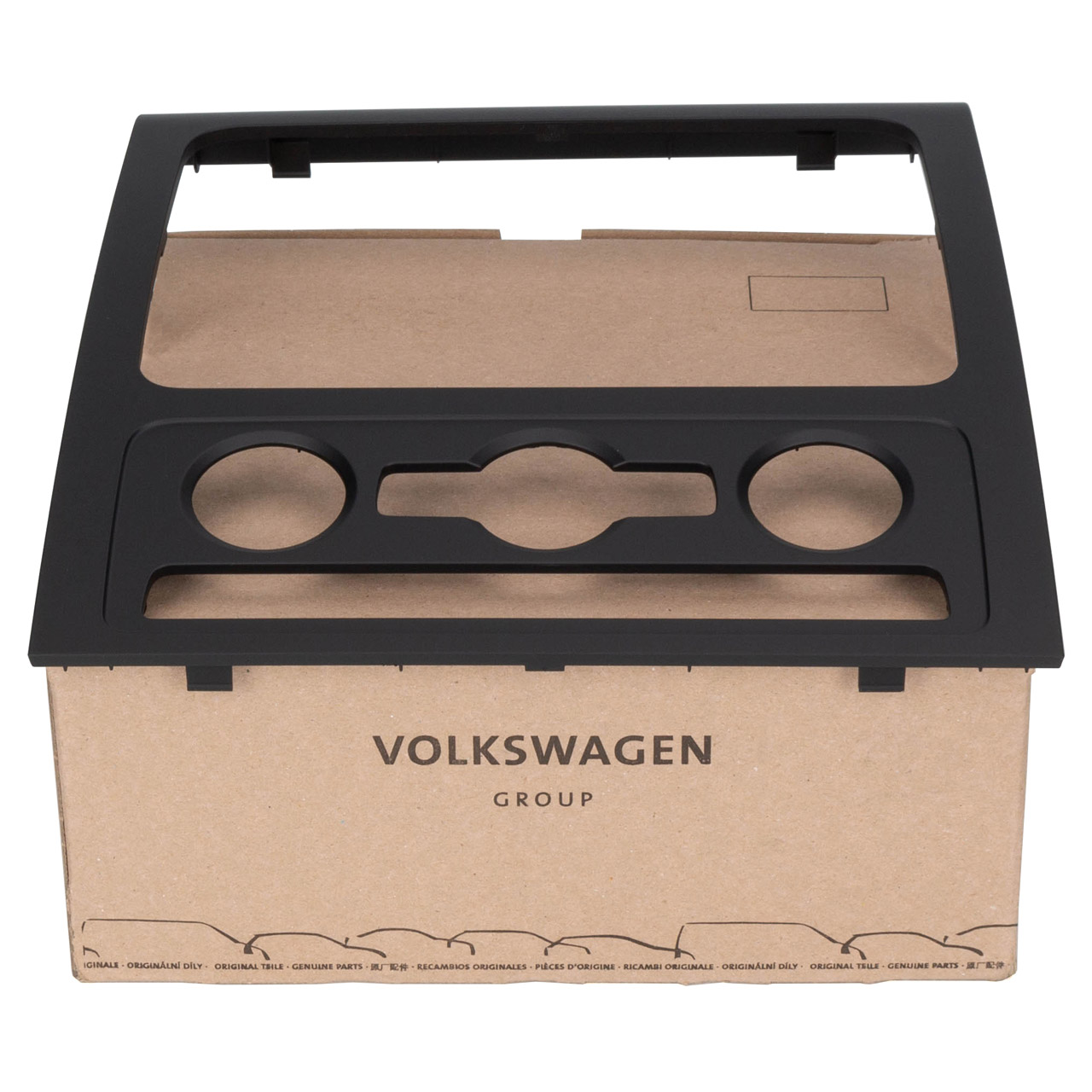 ORIGINAL VW Blende Rahmen Klimabedienteil Schwarz Touran 1T3 Bj. 2011-2015 1T0858071S 1QB