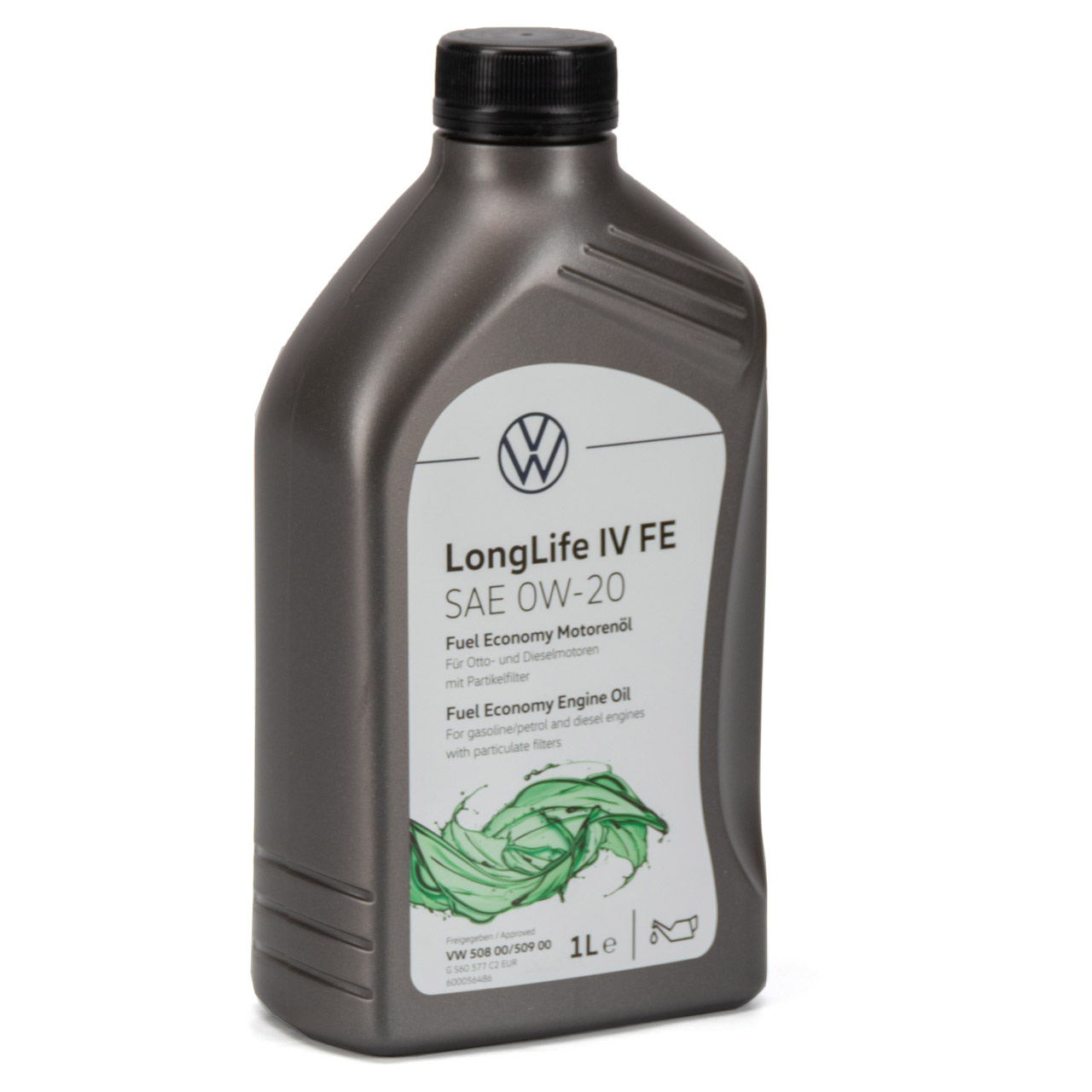 5 Liter ORIGINAL VW Motoröl Öl 0W-20 LONGLIFE IV FE 508.00 509.00 GS60577C2