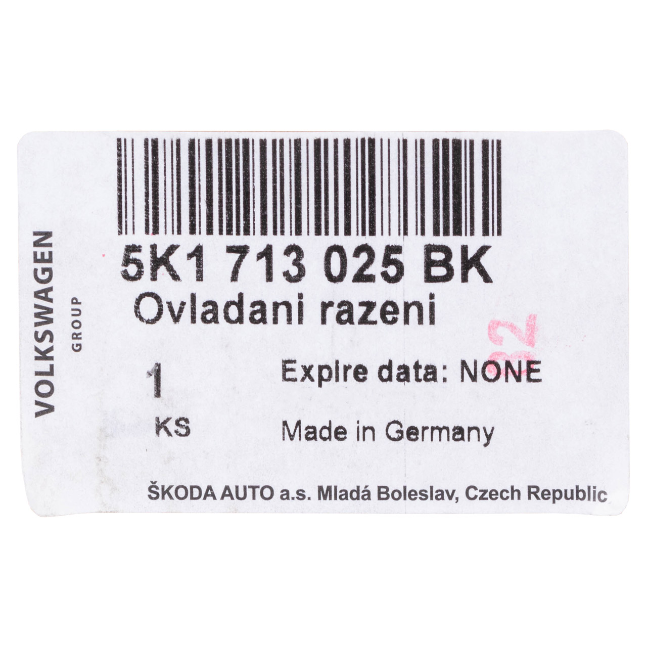 ORIGINAL Audi Seat Skoda Schalthebel Schaltzug DSG A3 8P Leon 1P Octavia 2 5K1713025BK