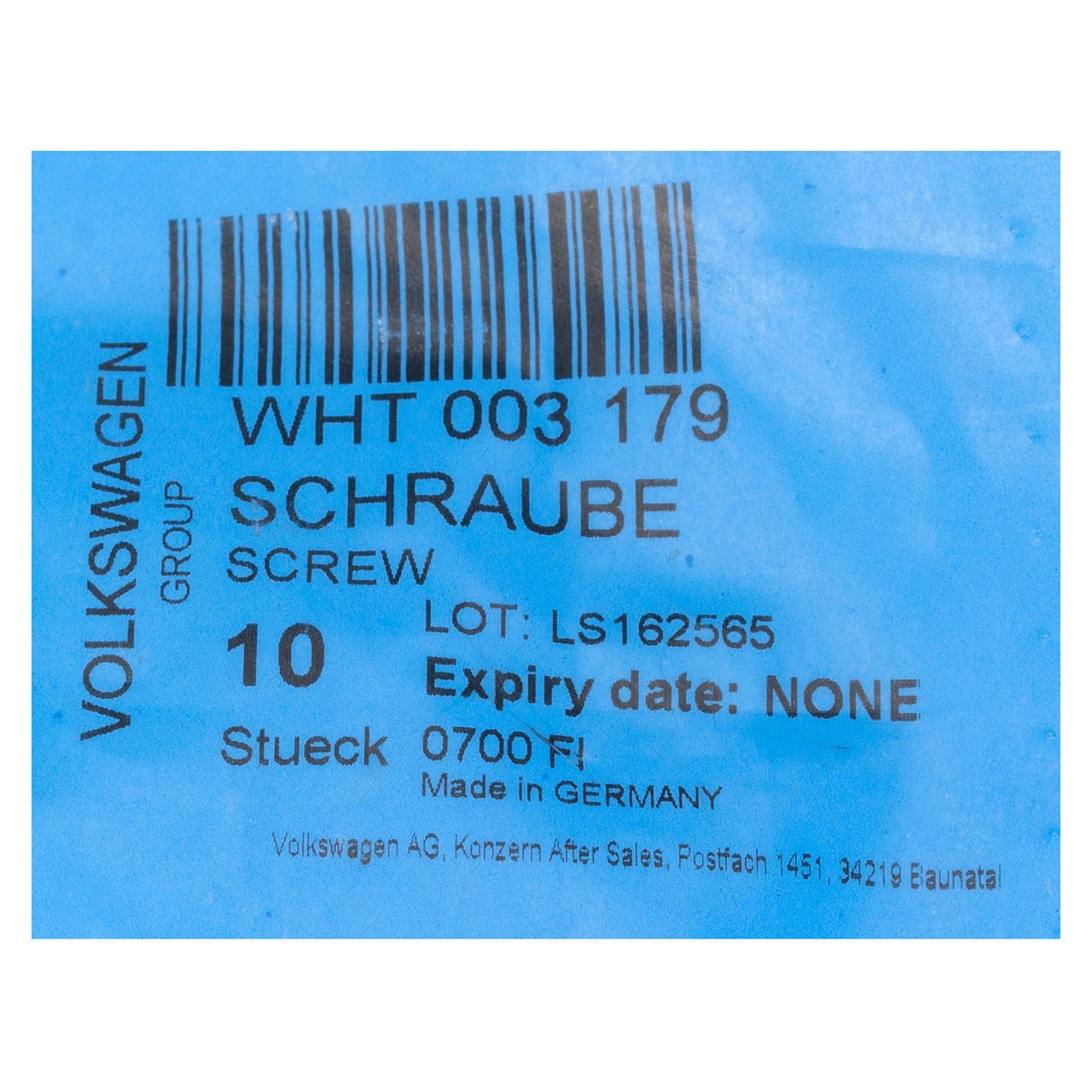 ORIGINAL VW Audi Seat Schraube Einspritzdüse Golf 5 A3 8P A4 B7 A6 Leon 2.0 TDI WHT003179