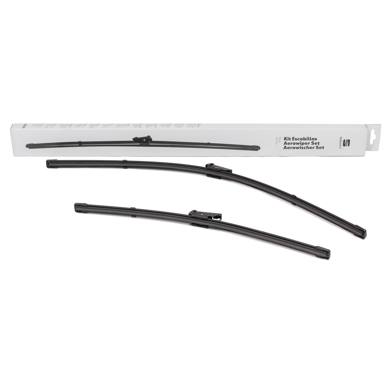 ORIGINAL Seat windshield wiper blades set Arona KJ7 Ibiza 5 front 6F1998002