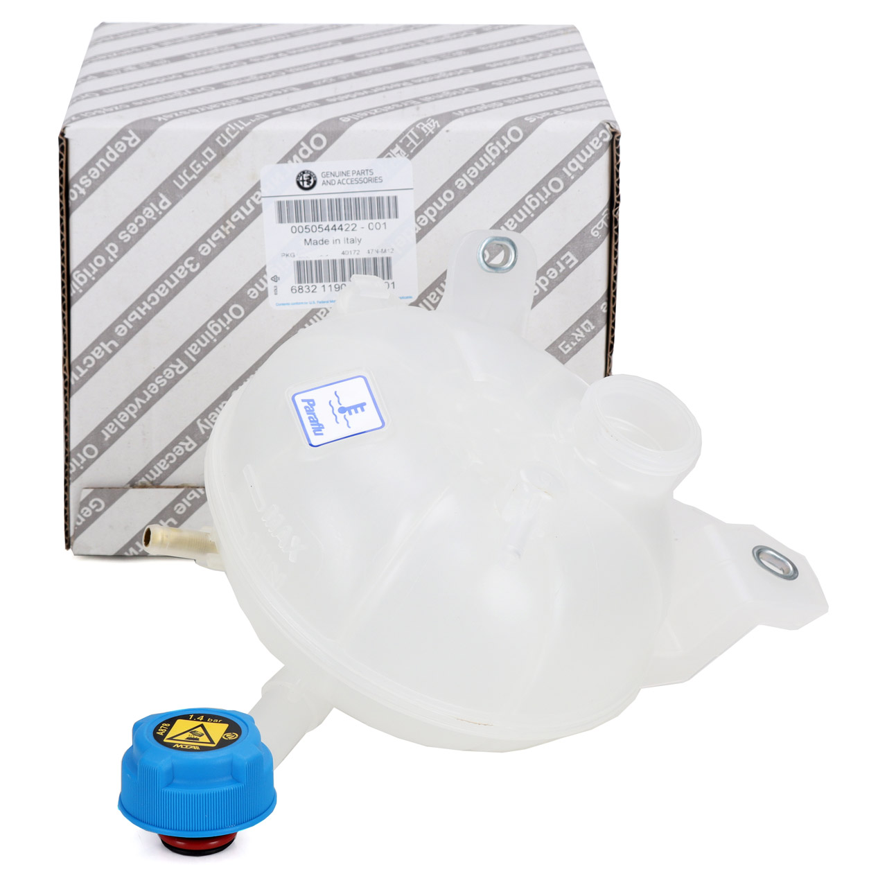 ORIGINAL Alfa Romeo coolant expansion tank + cap Giulietta 940 50544422
