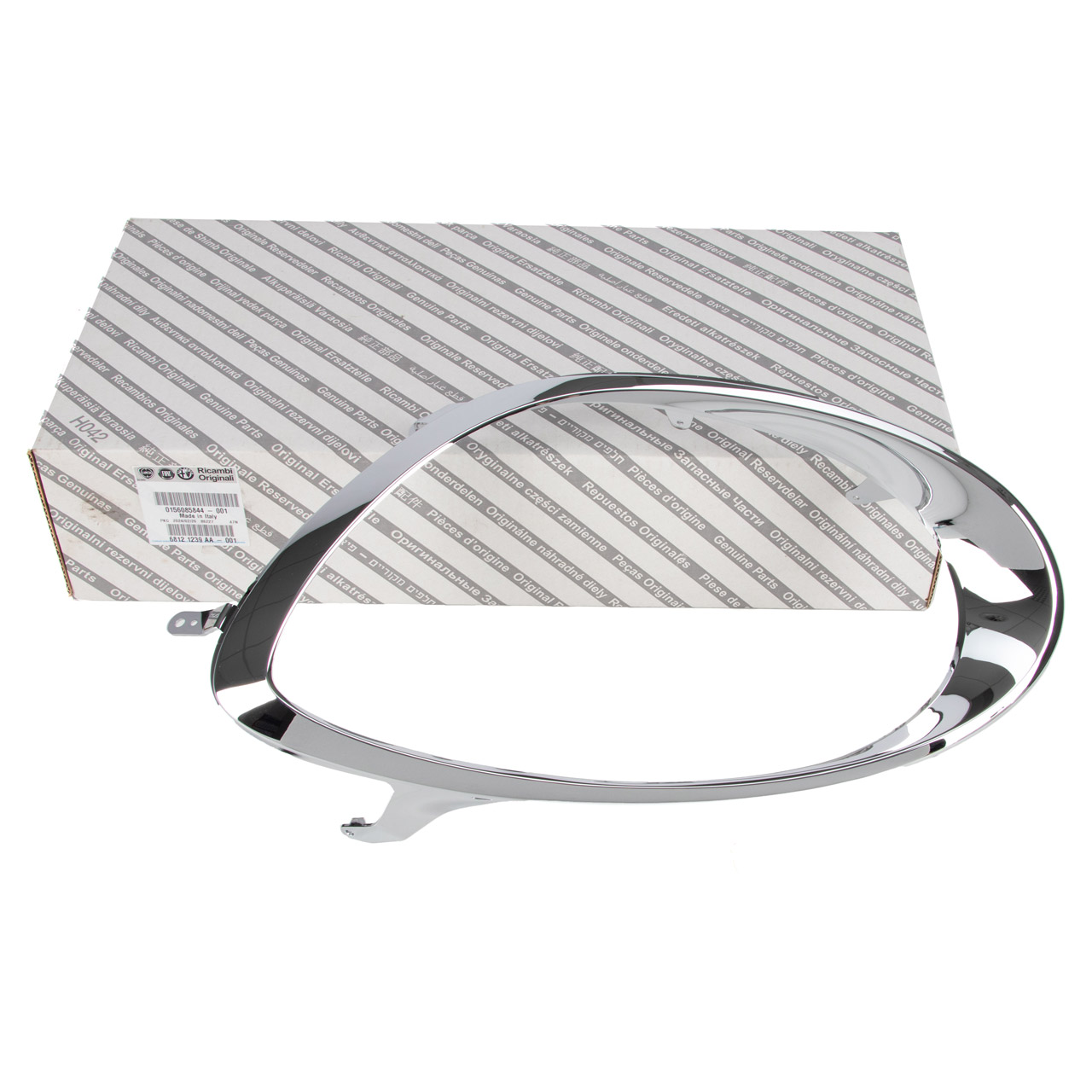 ORIGINAL ALFA ROMEO CHROME Frame Trim Main Headlight Mito 955 Right 156085844