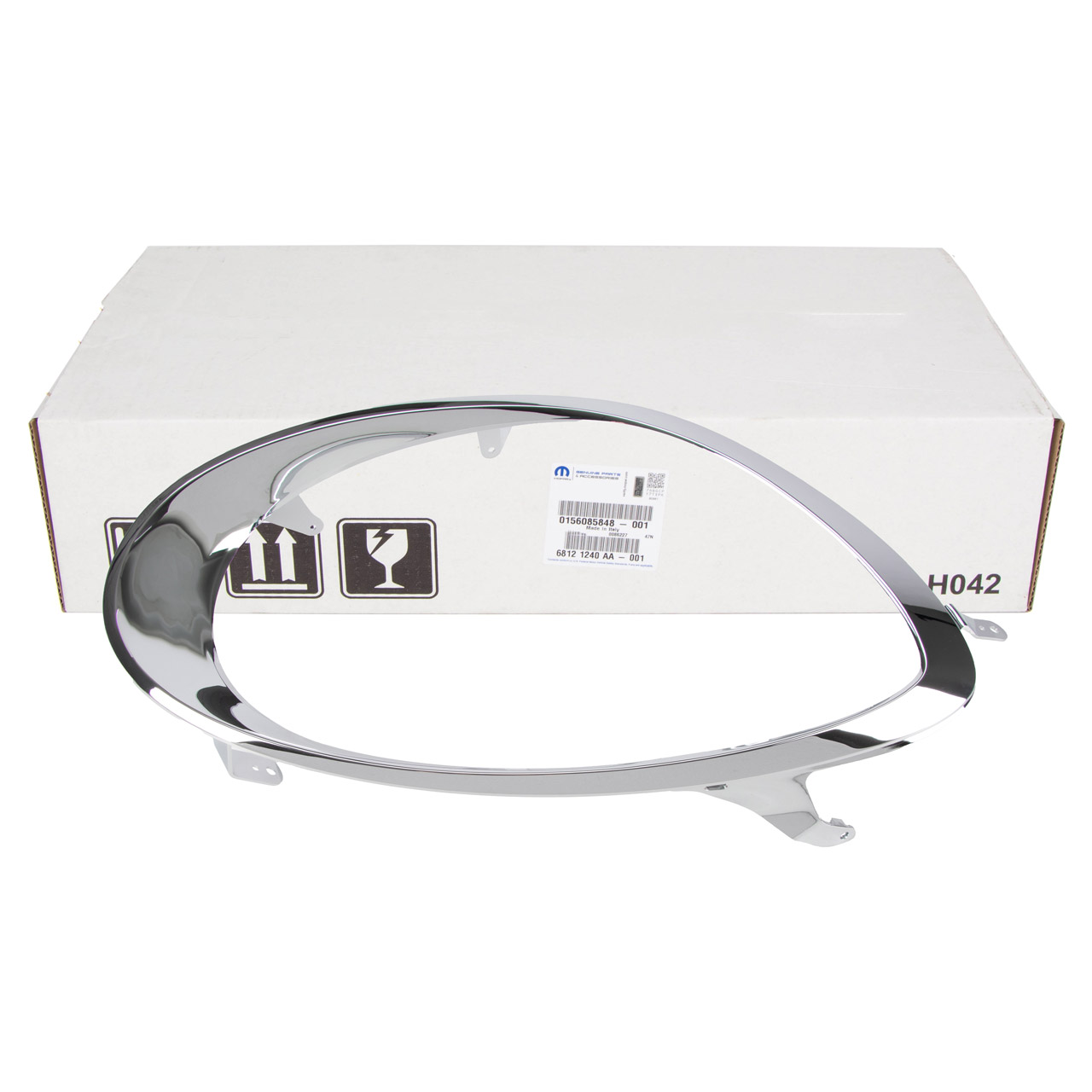 ORIGINAL ALFA ROMEO CHROM Rahmen Blende Hauptscheinwerfer Mito 955 links 156085848