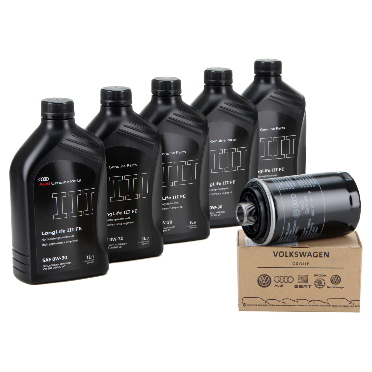 Pl.13,93€ 2L ORIGINAL VW Motoröl Öl Longlife III 0W30 504.00 507.00 GS55545M2