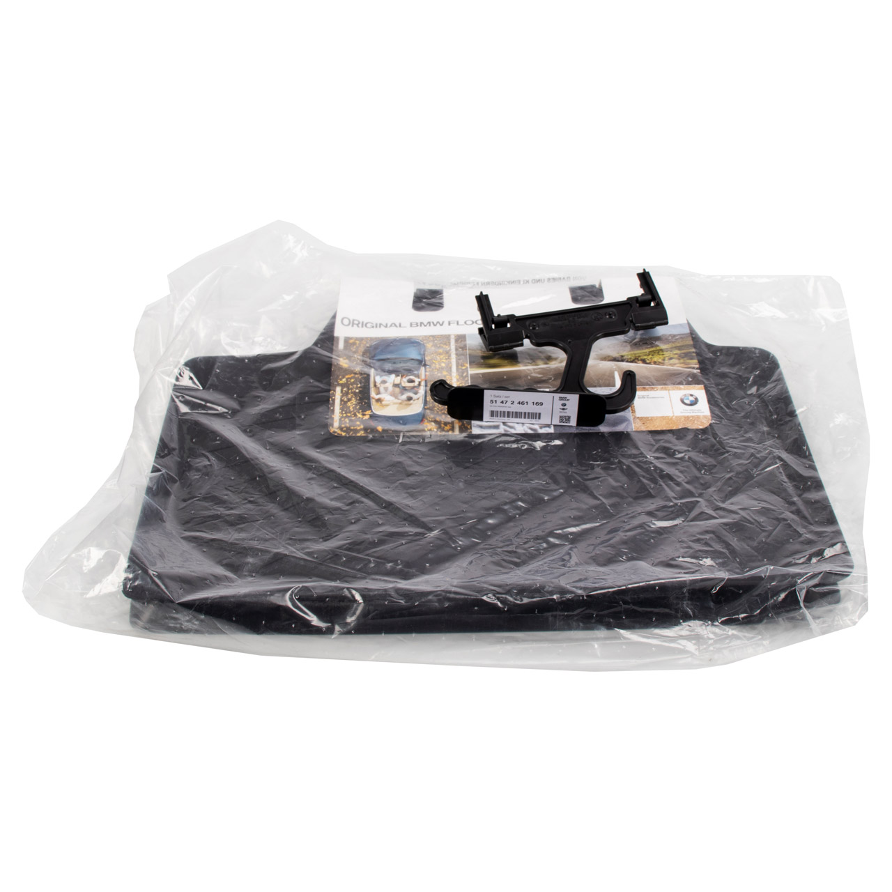 ORIGINAL BMW rubber mats All-weather floor mats Set of 3 G20 G21 rear 51472461169