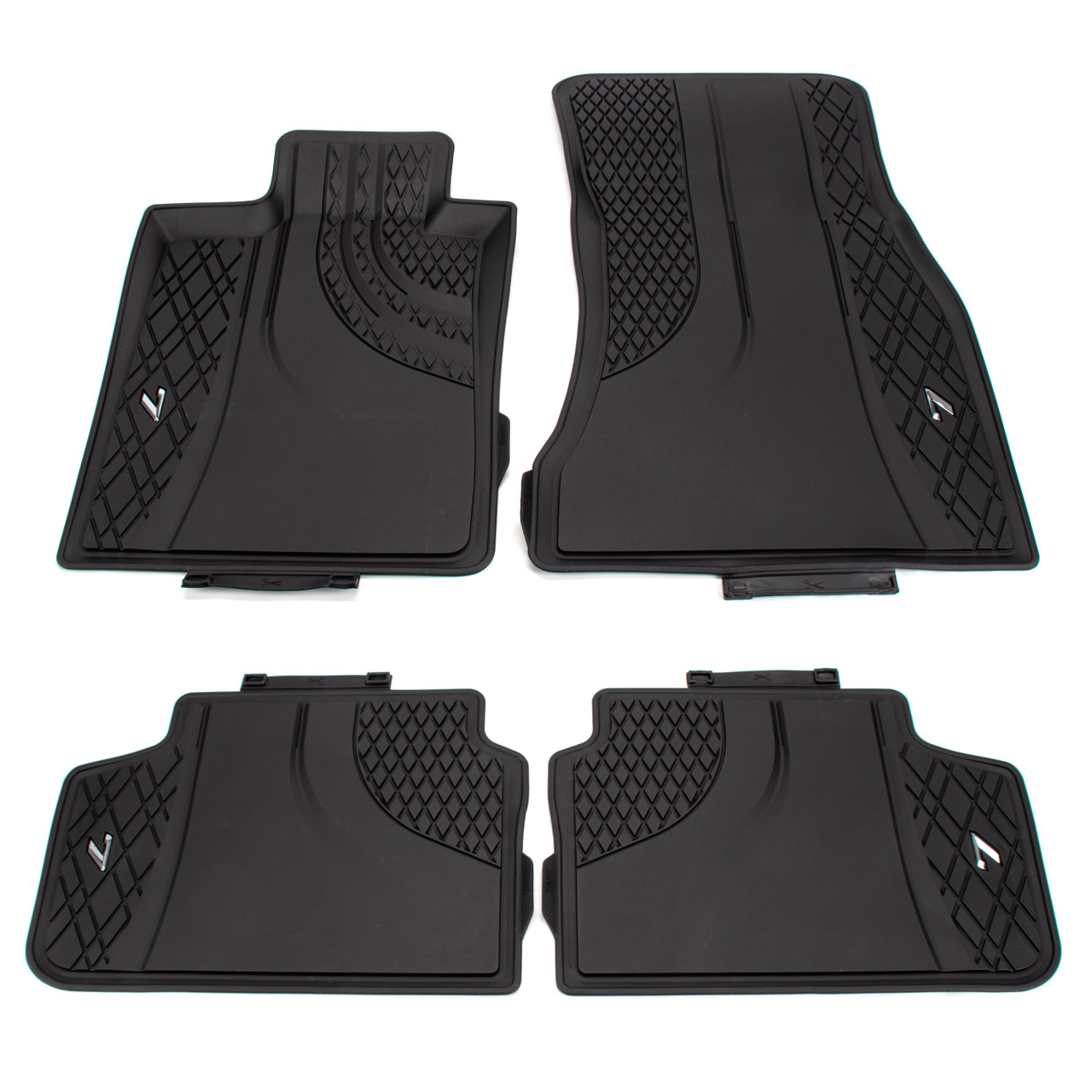 ORIGINAL BMW rubber mats All-weather mat set 7 Series G11 G12 front + rear