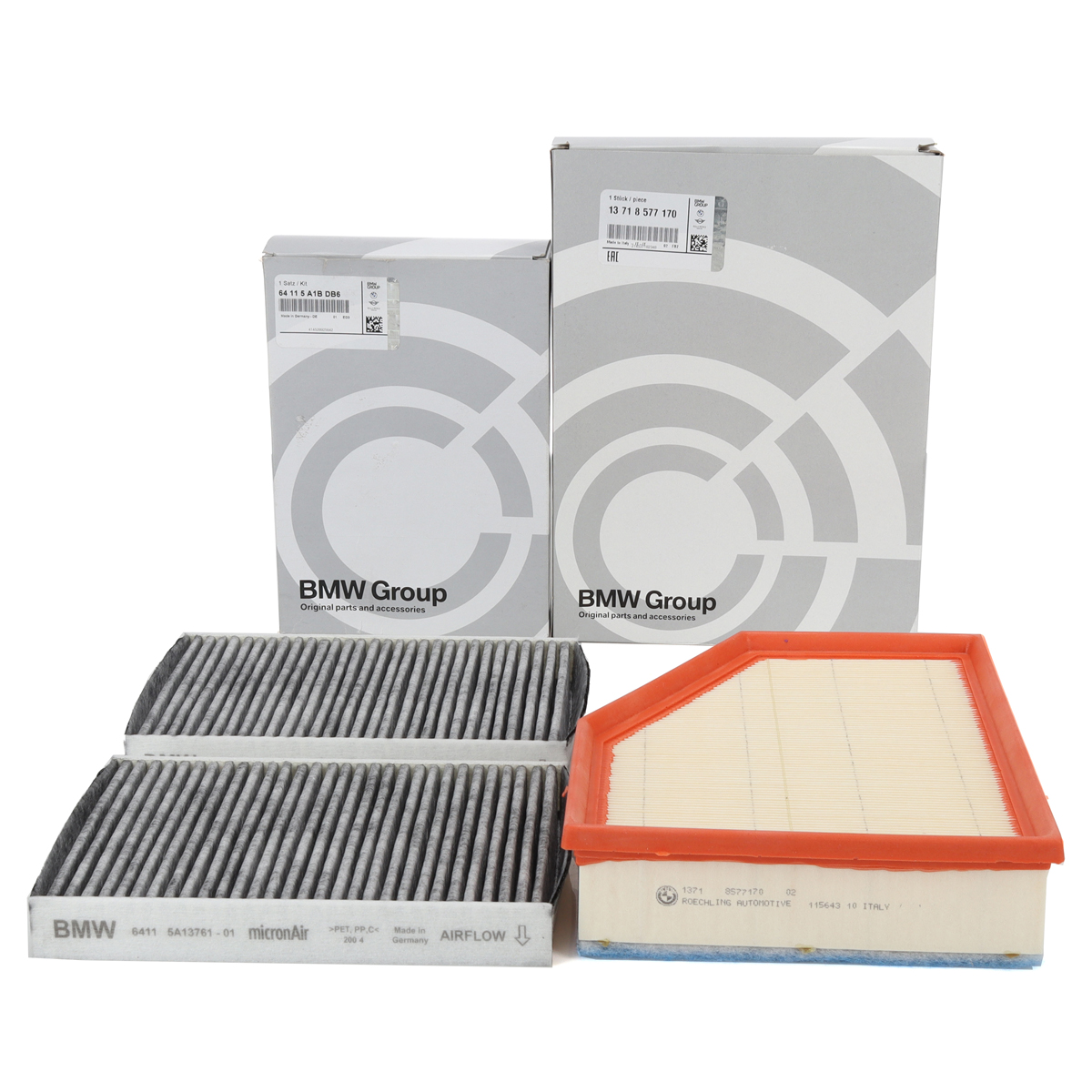 ORIGINAL BMW interior + air filter G30/31 G32 G11/12 G14-16 X5 G05 X6 G06 X7 G07 B58 B57