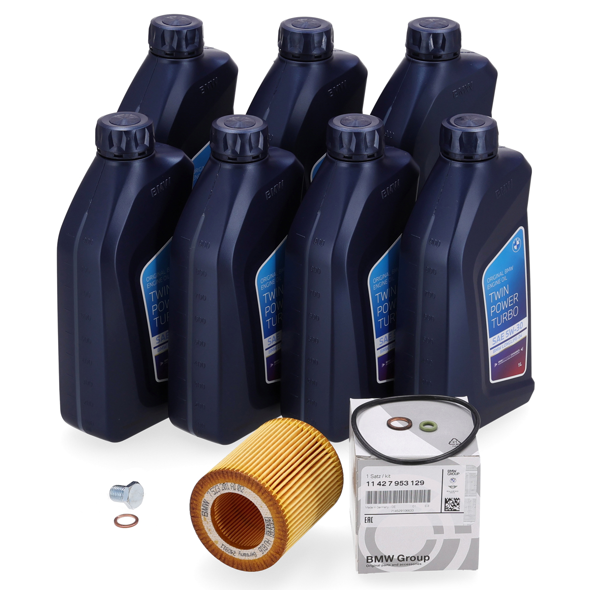 7L ORIGINAL BMW 5W-30 engine oil + oil filter 1 Series 2 Series 3 Series 4 Series 5 Series 6 Series 7 Series X1-6 Z4 N52/53/54/55