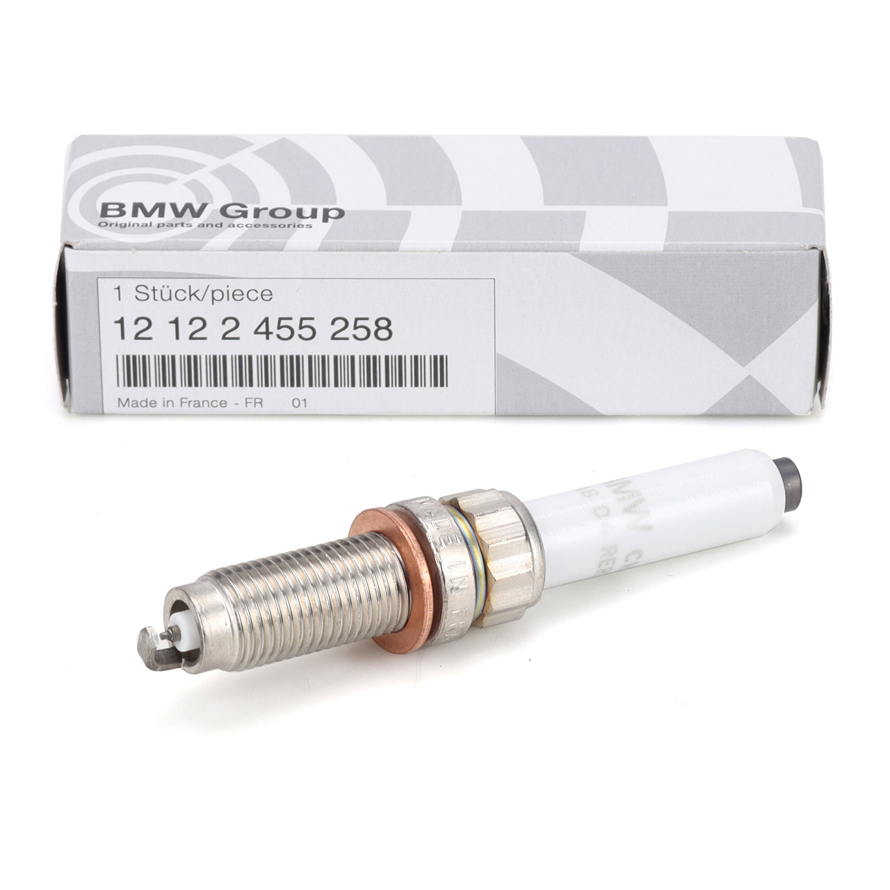 1x ORIGINAL BMW Z&uuml;ndkerze F45 F46 G20 G21 G30 G31 G32 G11 MINI F55 B38 B48 12122455258