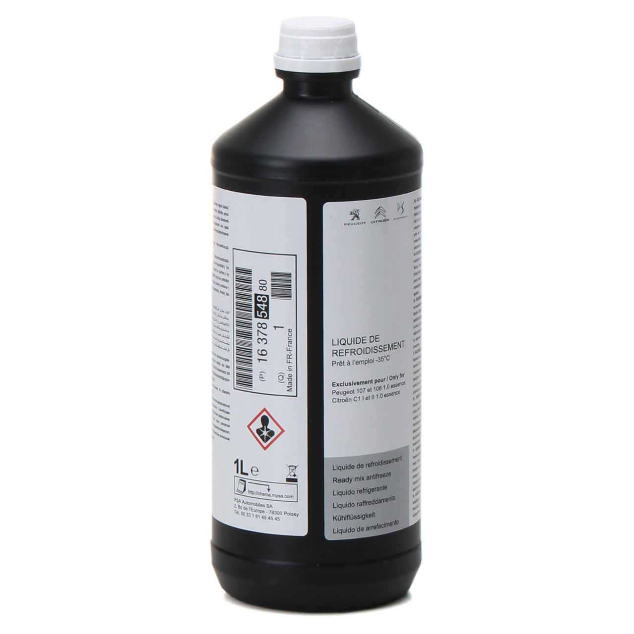 1L 1 Liter ORIGINAL PSA K&uuml;hlerfrostschutz Frostschutz C1 107 108 1637854880
