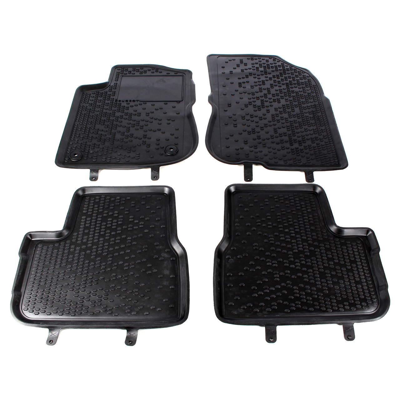ORIGINAL Peugeot rubber mats, set of 4, 1606632280 for 208 2008
