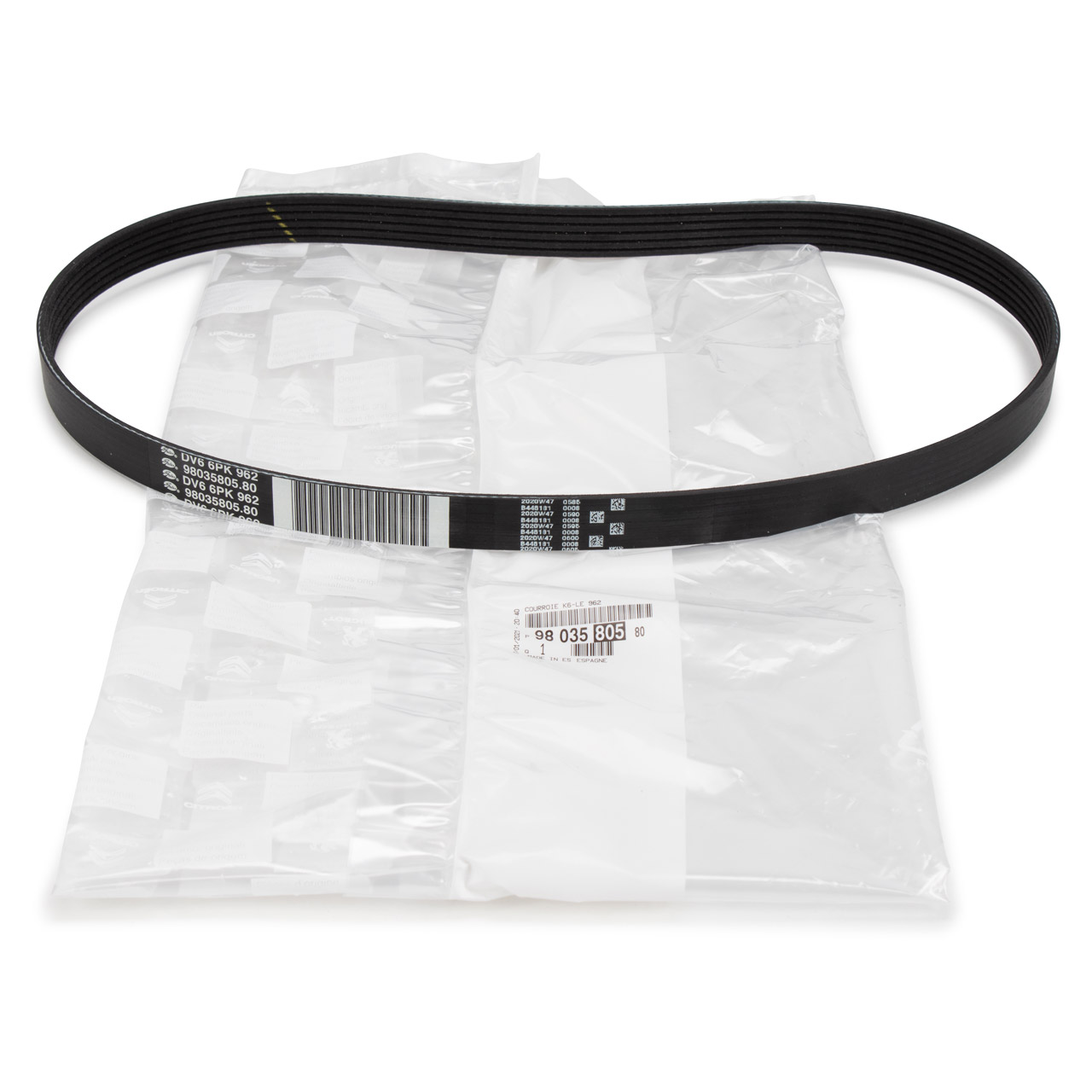 ORIGINAL Citroen Peugeot Keilrippenriemen Berlingo 308 508 3008 1.6 BlueHDi 9857943380