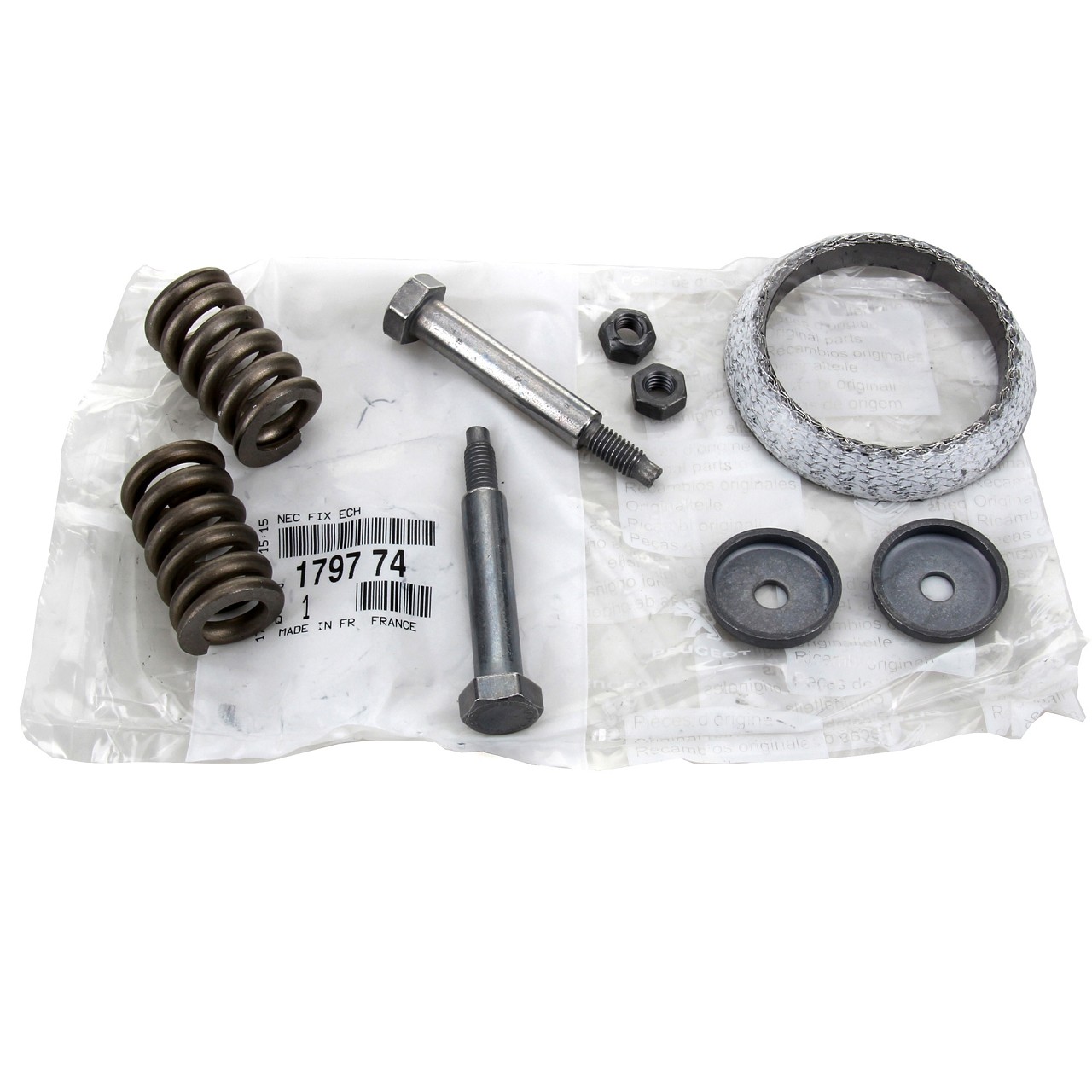 ORIGINAL PSA Dichtungssatz Abgasanlage C2 C3 I II C4 I 206 207 307 1.1 1.4 1.6 1797.74