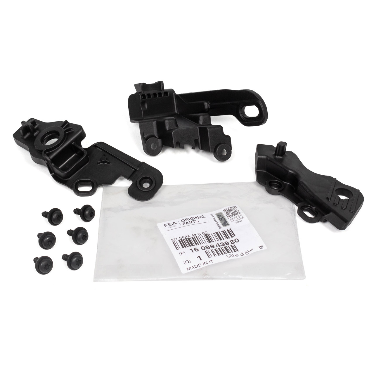 ORIGINAL PSA Peugeot headlight repair kit 208 1 front left 1609943980