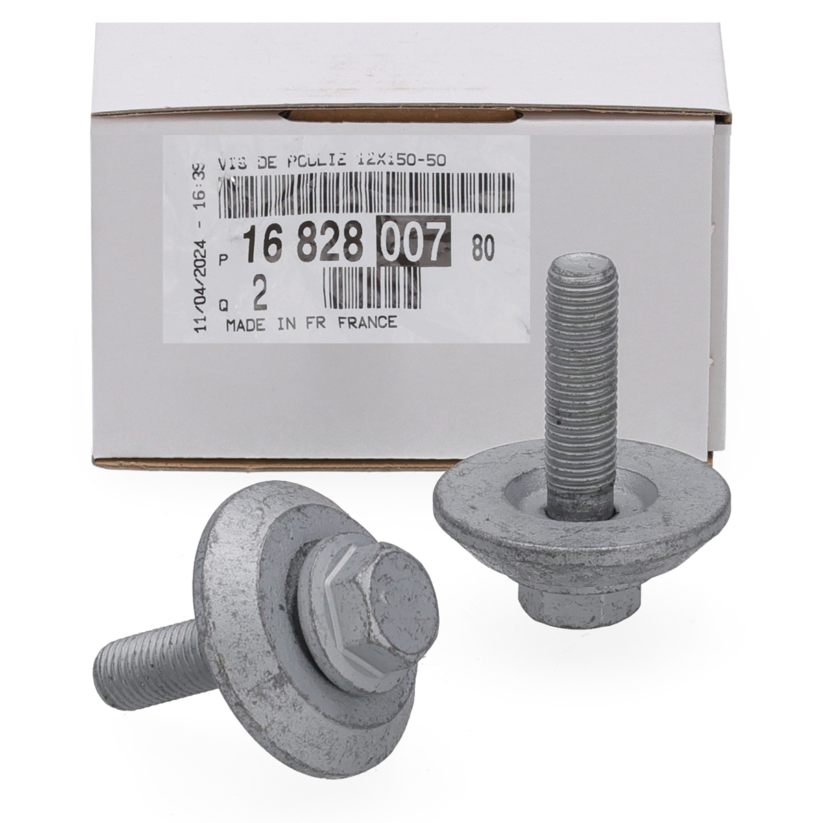 2x ORIGINAL PSA Schraube Riemenscheibe Kurbelwelle M12x150 1682800780