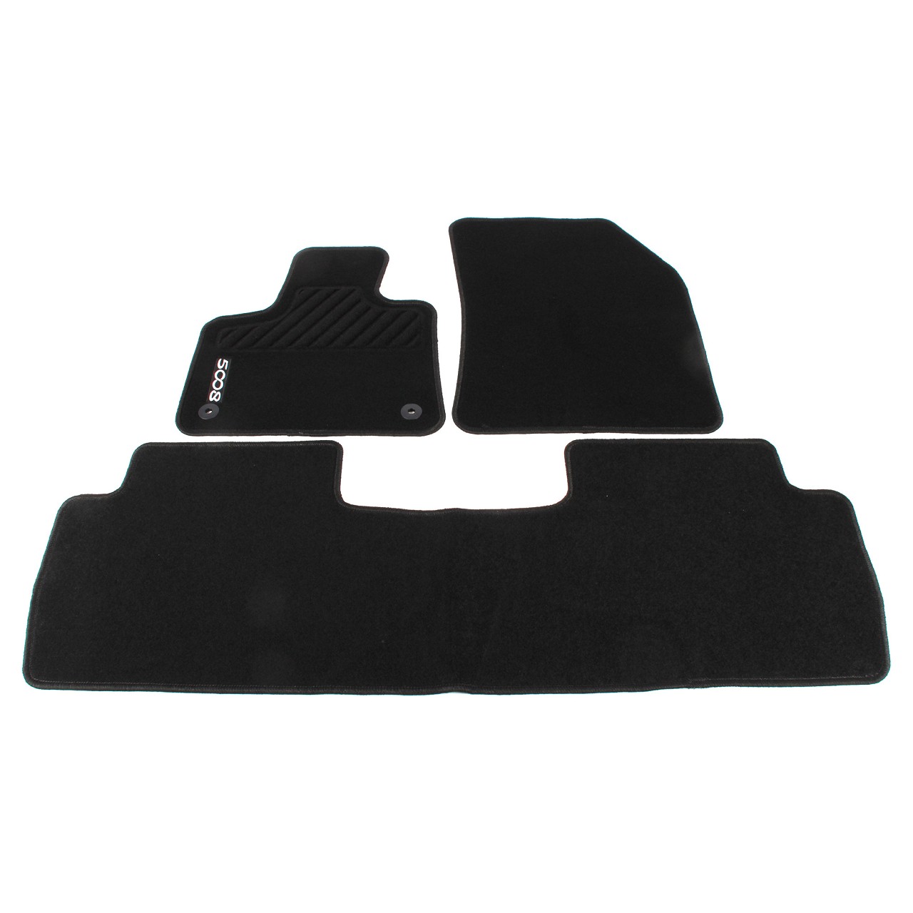 ORIGINAL Peugeot textile mats Floor mats Car mats Set 5008 II 3-piece 1616436380