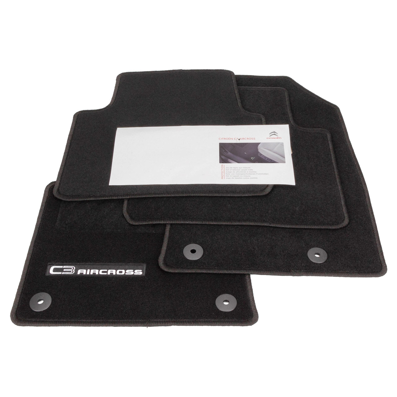 ORIGINAL Citroen textile mats, 4-piece set, C3 AIRCROSS II 1613972880