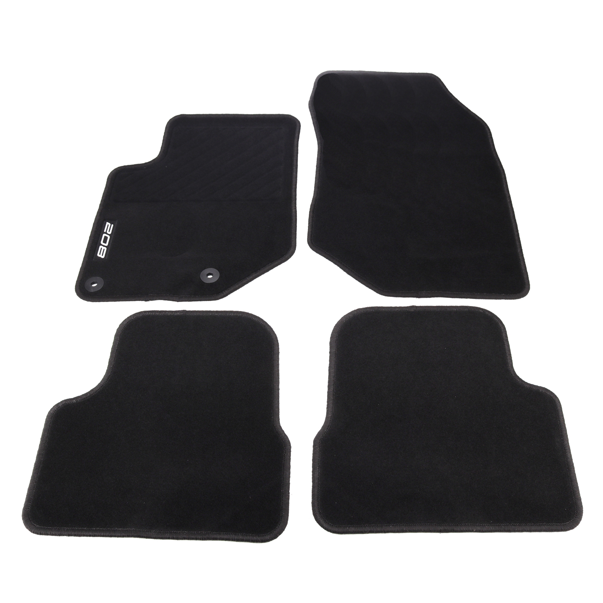 ORIGINAL Peugeot textile mats Floor mats Car mats Set of 4 208 2 1648475580