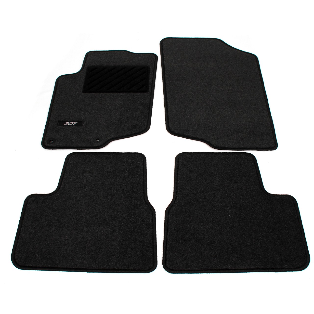 ORIGINAL Peugeot textile mats Car mats Set 207 / SW 4 pcs 9664.VG