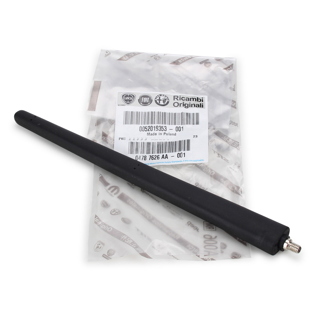 ORIGINAL Fiat Alfa Romeo antenna roof antenna 500 Giulietta Mito without DAB radio 52019353