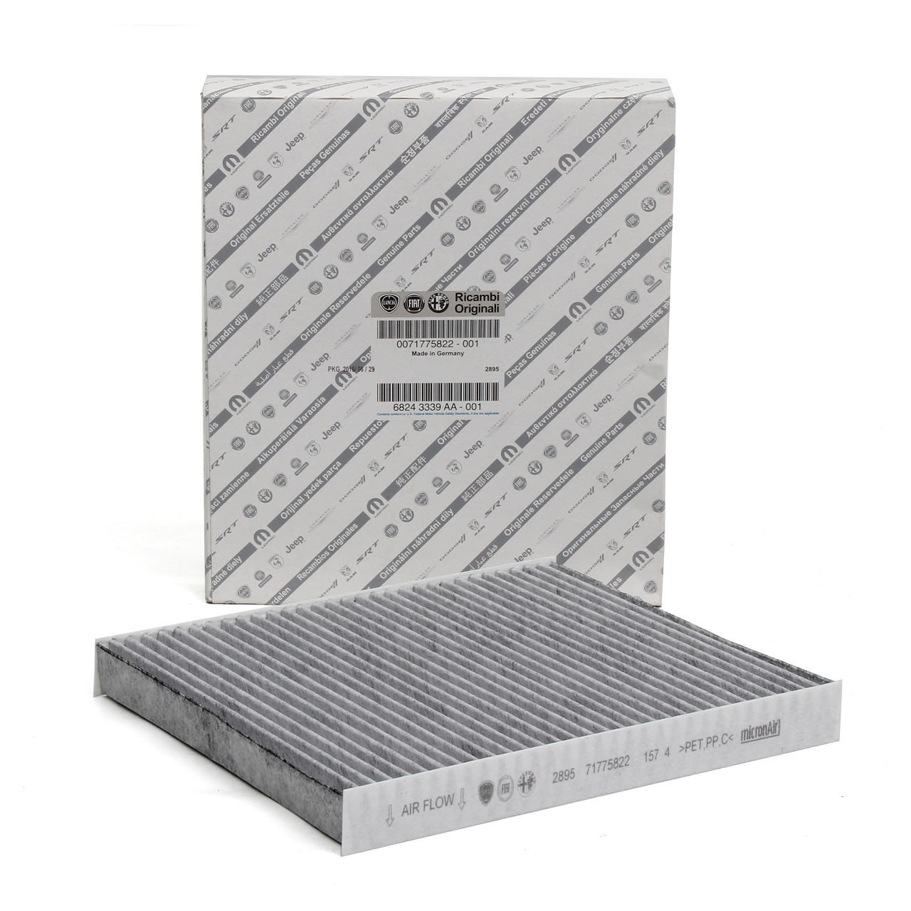 ORIGINAL Alfa Romeo cabin filter activated carbon filter GIULIETTA (940_) 71775822