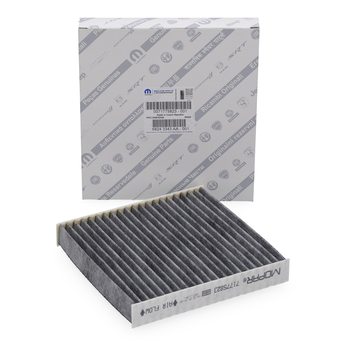 ORIGINAL Fiat cabin filter activated carbon filter 500 / C PANDA (312) 71775823