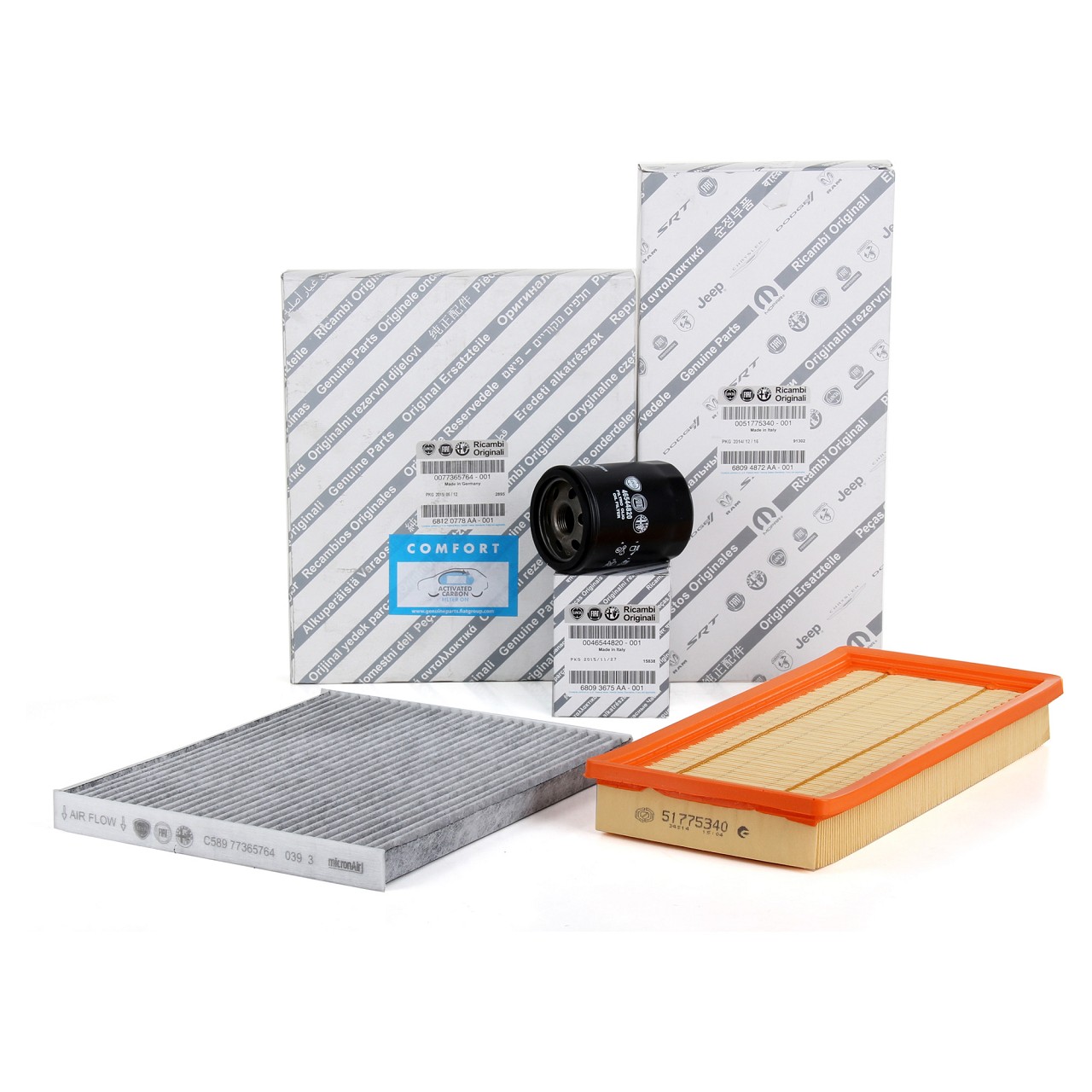 ORIGINAL Alfa Romeo Fiat inspection kit MITO (955) GRANDE PUNTO (199) 1.4 16V