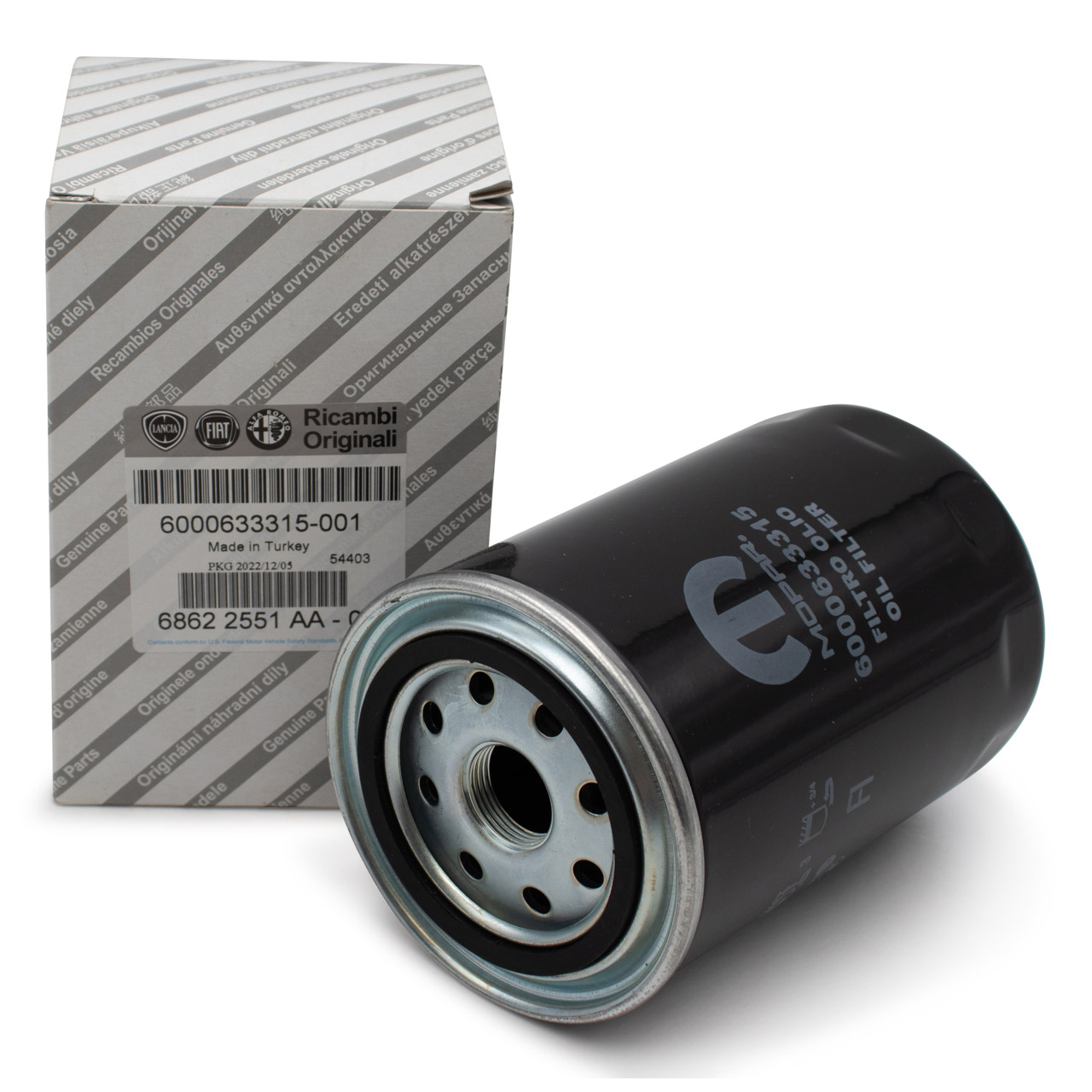 ORIGINAL FIAT Oil Filter Engine Oil Filter Ducato 250 3.0 Diesel 136-177 hp 6000633315