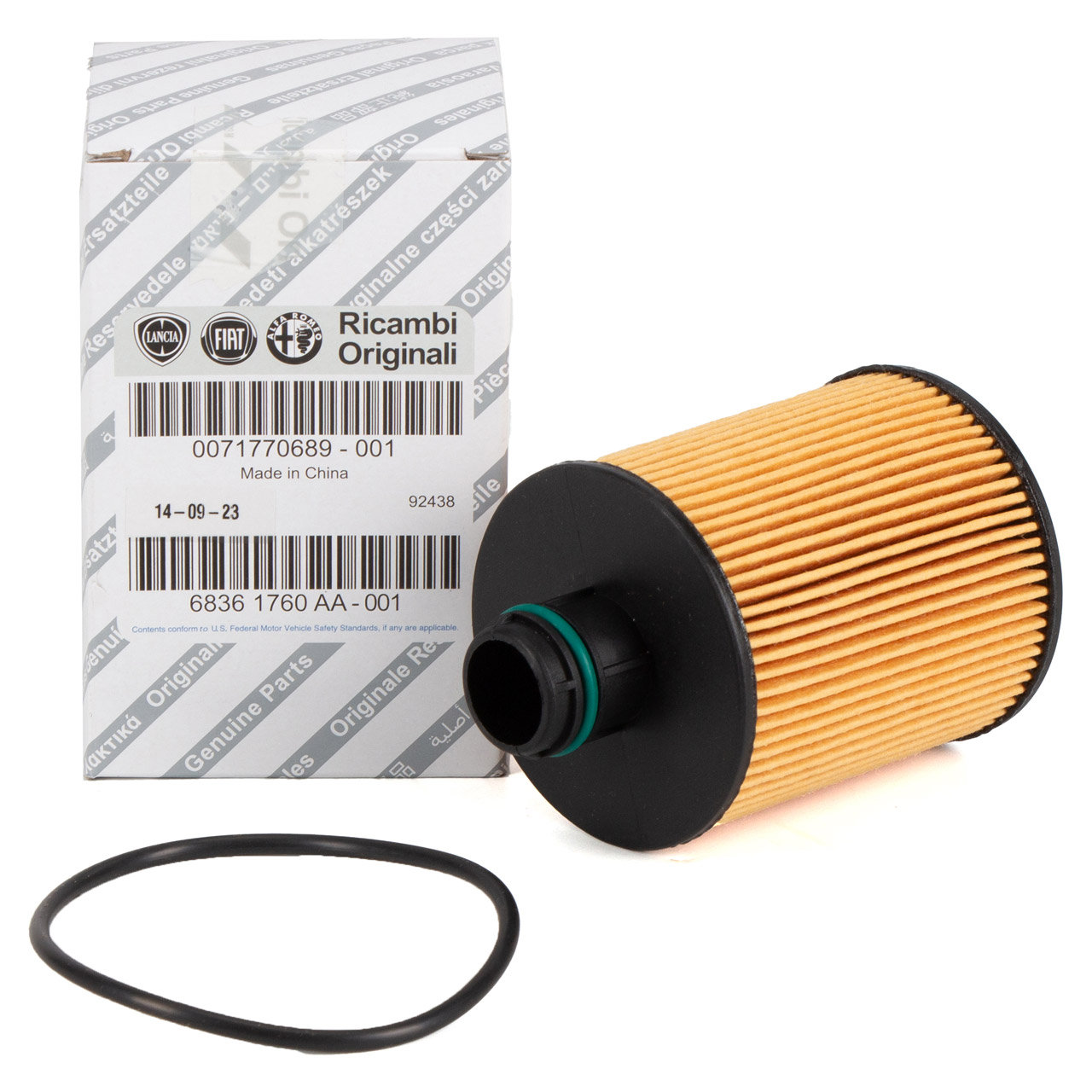 ORIGINAL Alfa Romeo Fiat Lancia oil filter Engine oil filter incl. seal 71770689