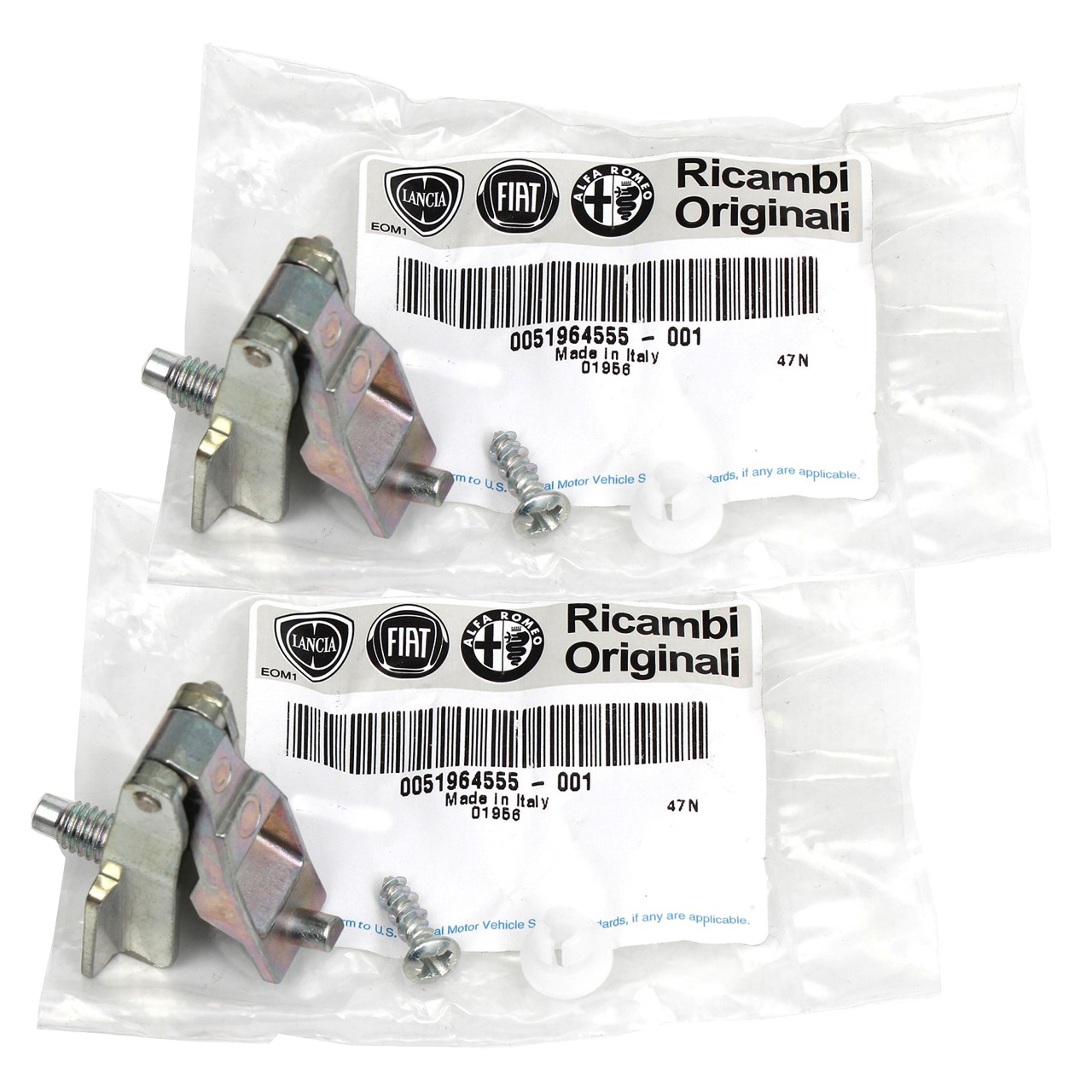 2x ORIGINAL Fiat repair kit hinge outer door handle 500 / C (312_) 51964555