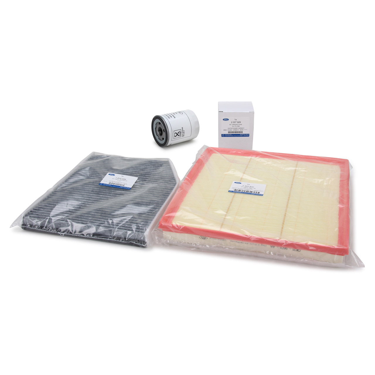 ORIGINAL Ford inspection kit, 3-piece, Tourneo / Transit Custom V362 2.0 EcoBlue from 05/2016