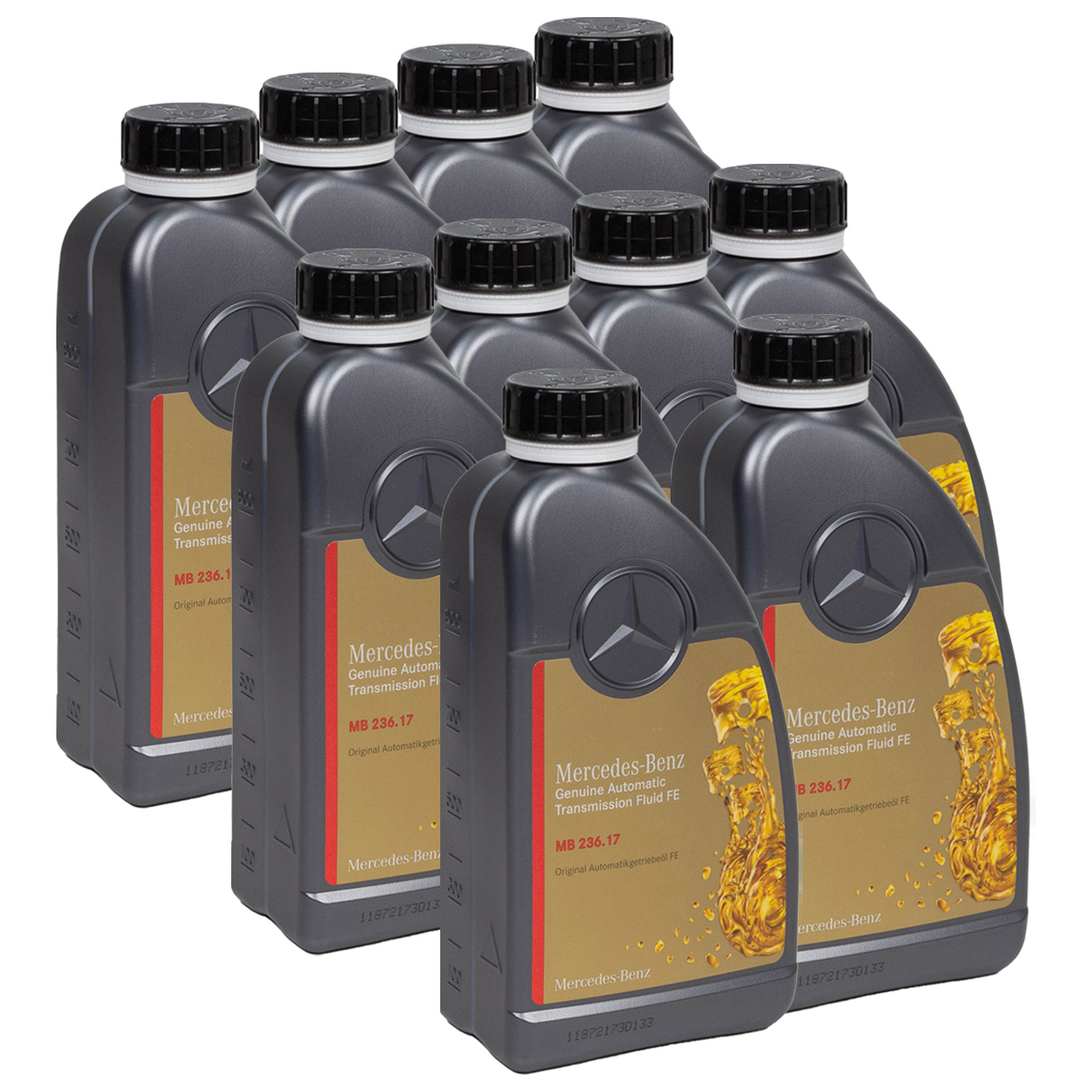 10L 10 Liter ORIGINAL Mercedes-Benz 9G-TRONIC Automatikgetriebe&ouml;l MB 236.17 002989060311