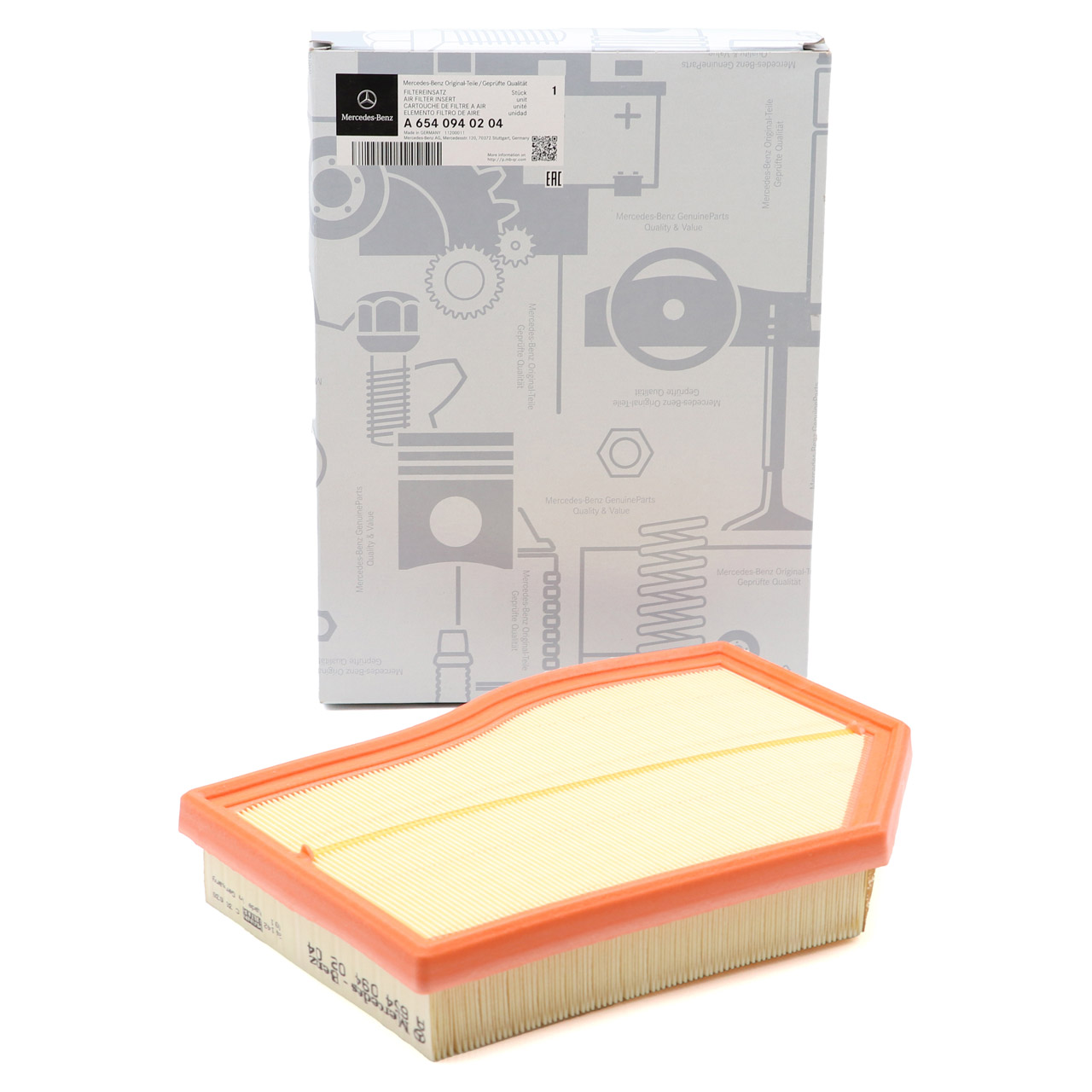 ORIGINAL Mercedes-Benz air filter W177 V177 W247 C118 X118 H247 OM608 OM654 6540940204