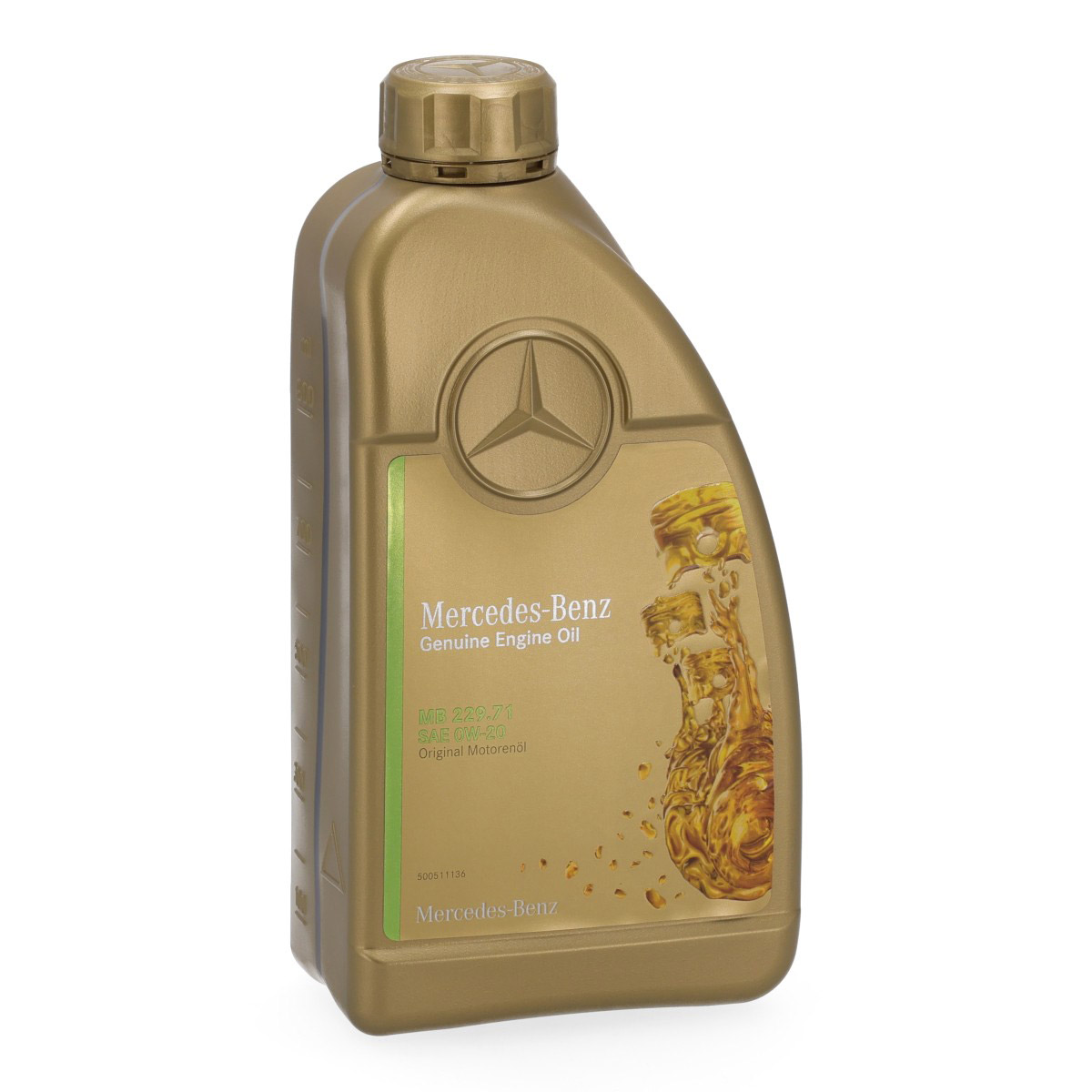 1L 1 Liter ORIGINAL Mercedes-Benz Motoröl Öl 0W-20 MB 229.71 000989870611