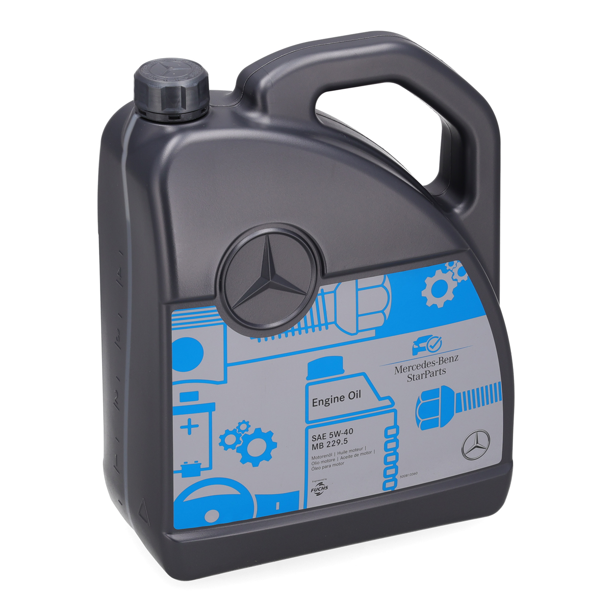 5L 5 Liter ORIGINAL Mercedes-Benz StarParts Motor&ouml;l 5W-40 MB 229.5 000989681013