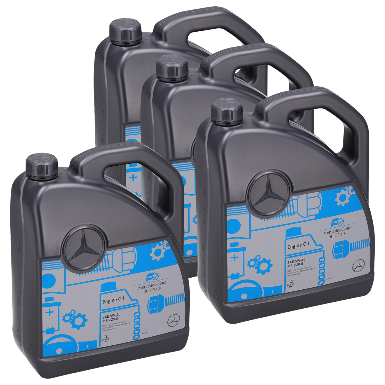 20L 20 liters ORIGINAL Mercedes-Benz engine oil OIL 5W40 5W-40 MB 229.5 000989920213