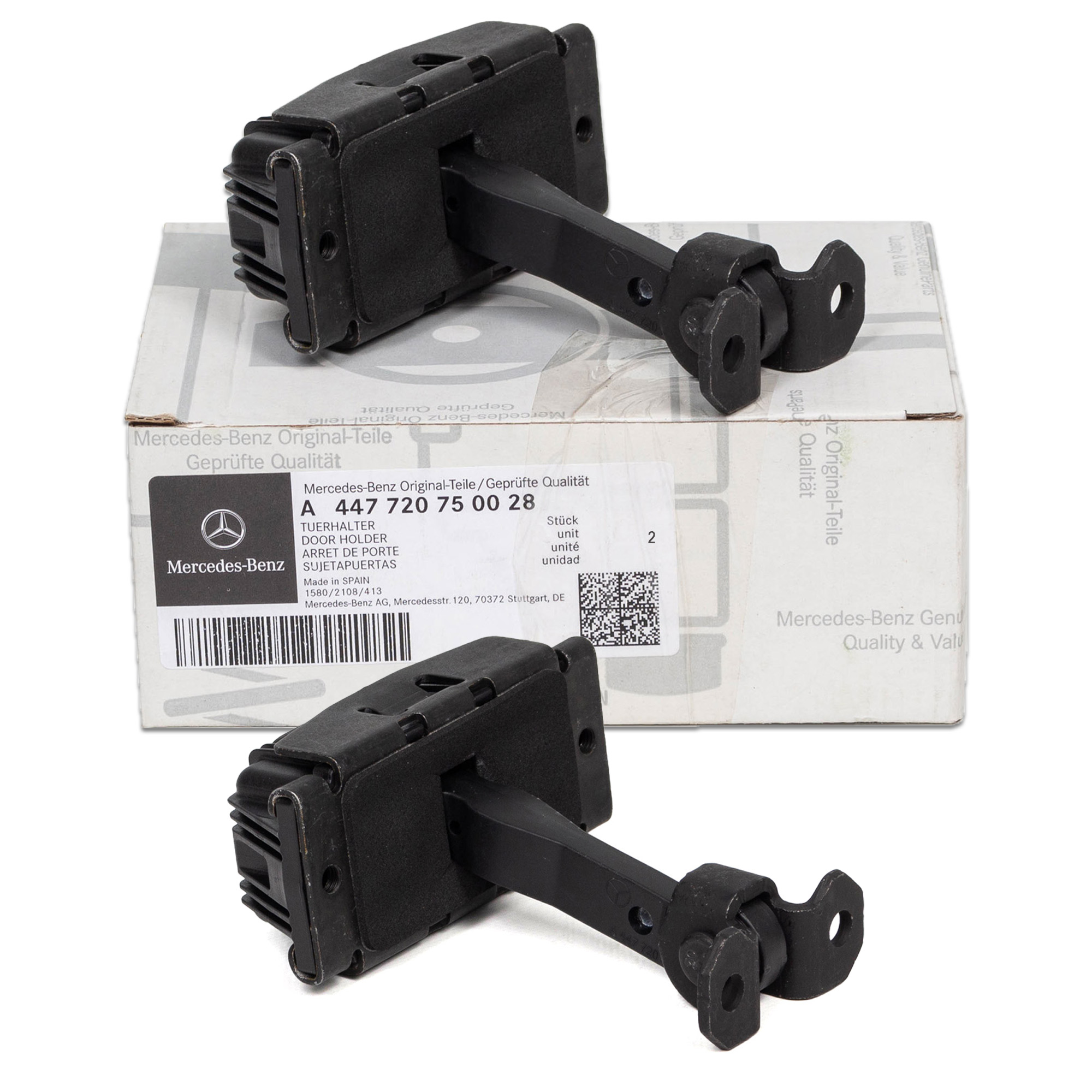 2x ORIGINAL Mercedes door stops V-Class Viano Vito / Mixto W639 W447 front 4477207500