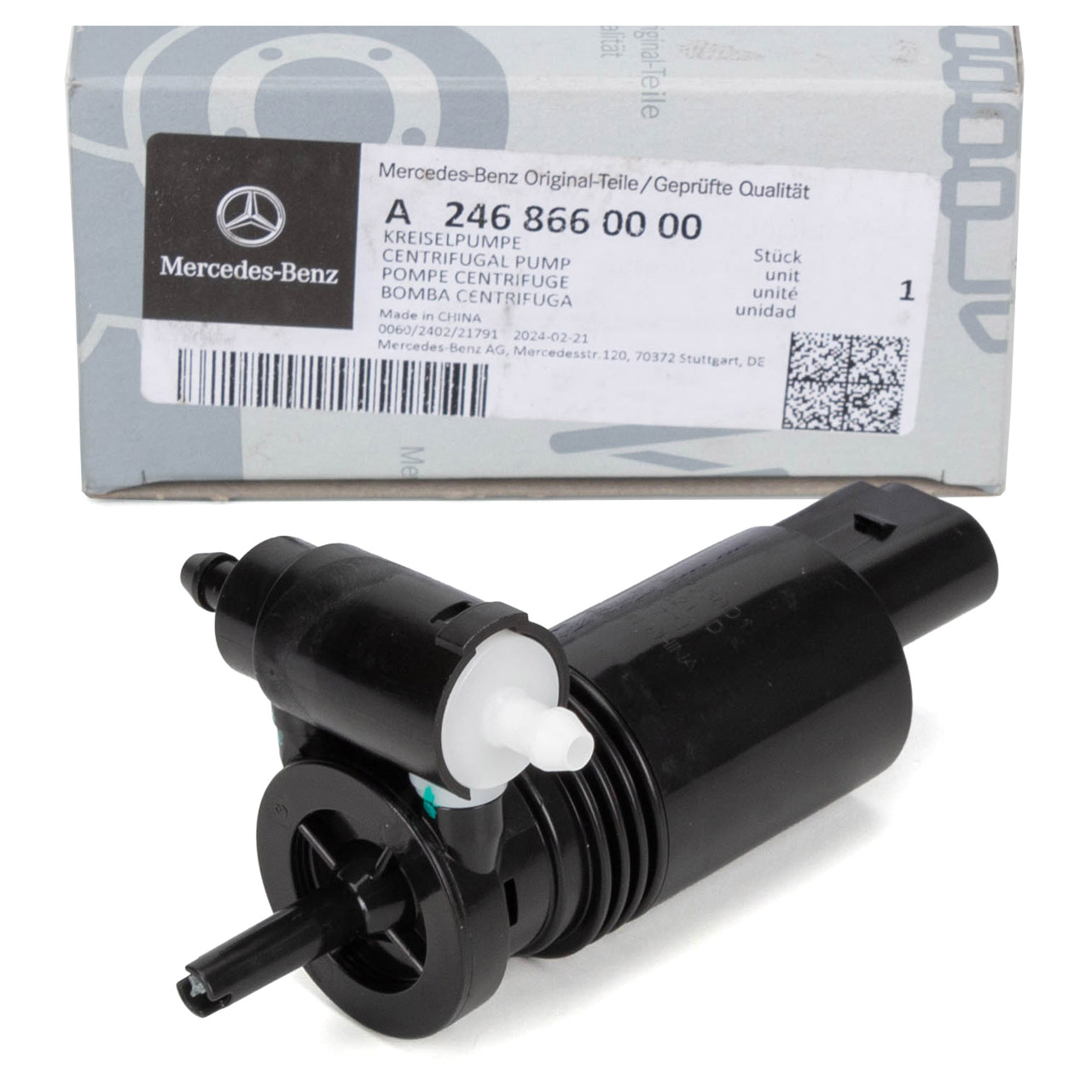 ORIGINAL MERCEDES-BENZ Washer fluid pump A-CLASS W176 GLC X253 W246 GLA X156 2468660000