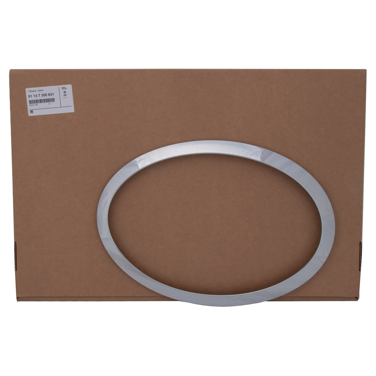 ORIGINAL Mini decorative ring headlight CHROME F55 F56 F57 left 51137300631