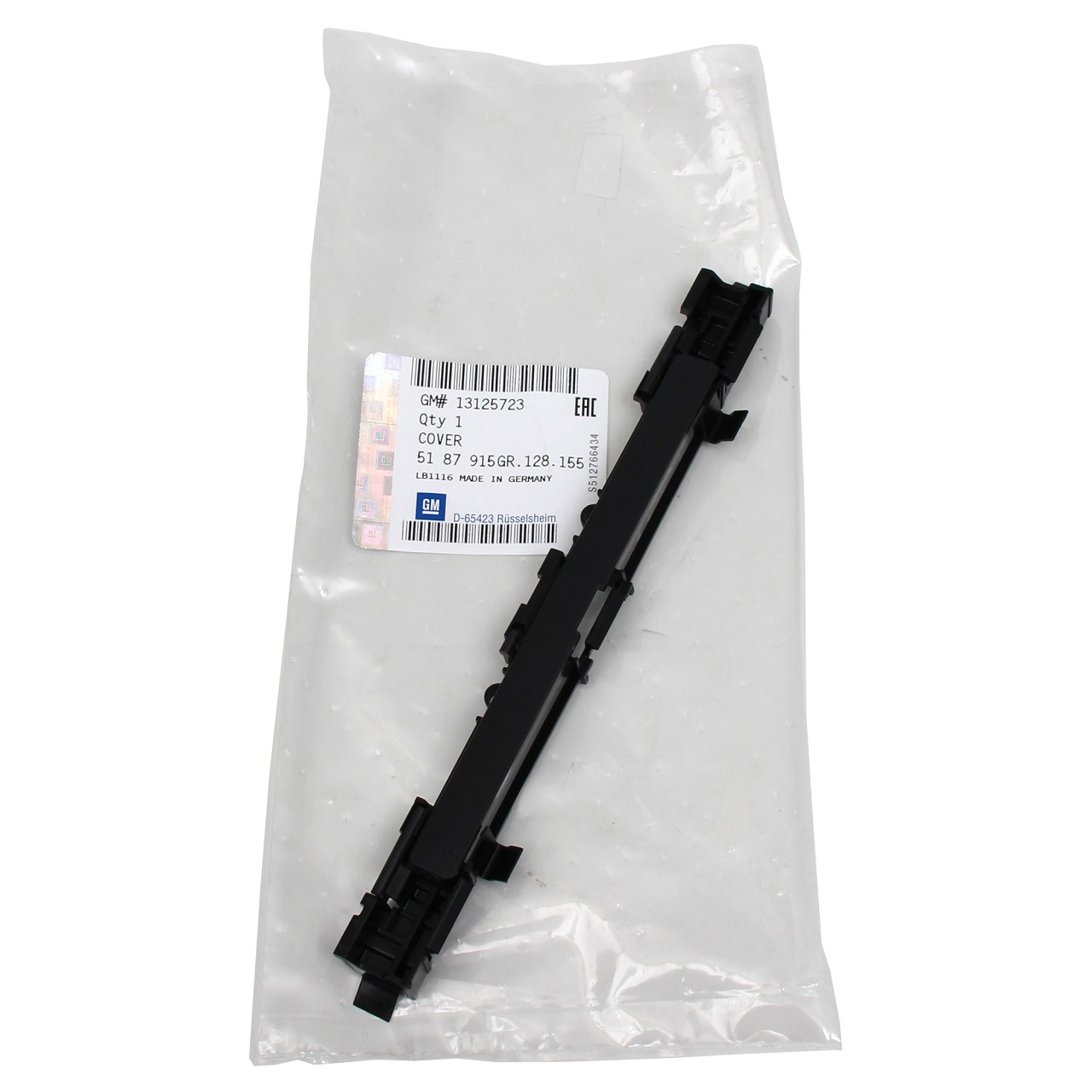 ORIGINAL GM OPEL Cover for roof rack, BLACK, rear, Astra H Zafira B 13125723