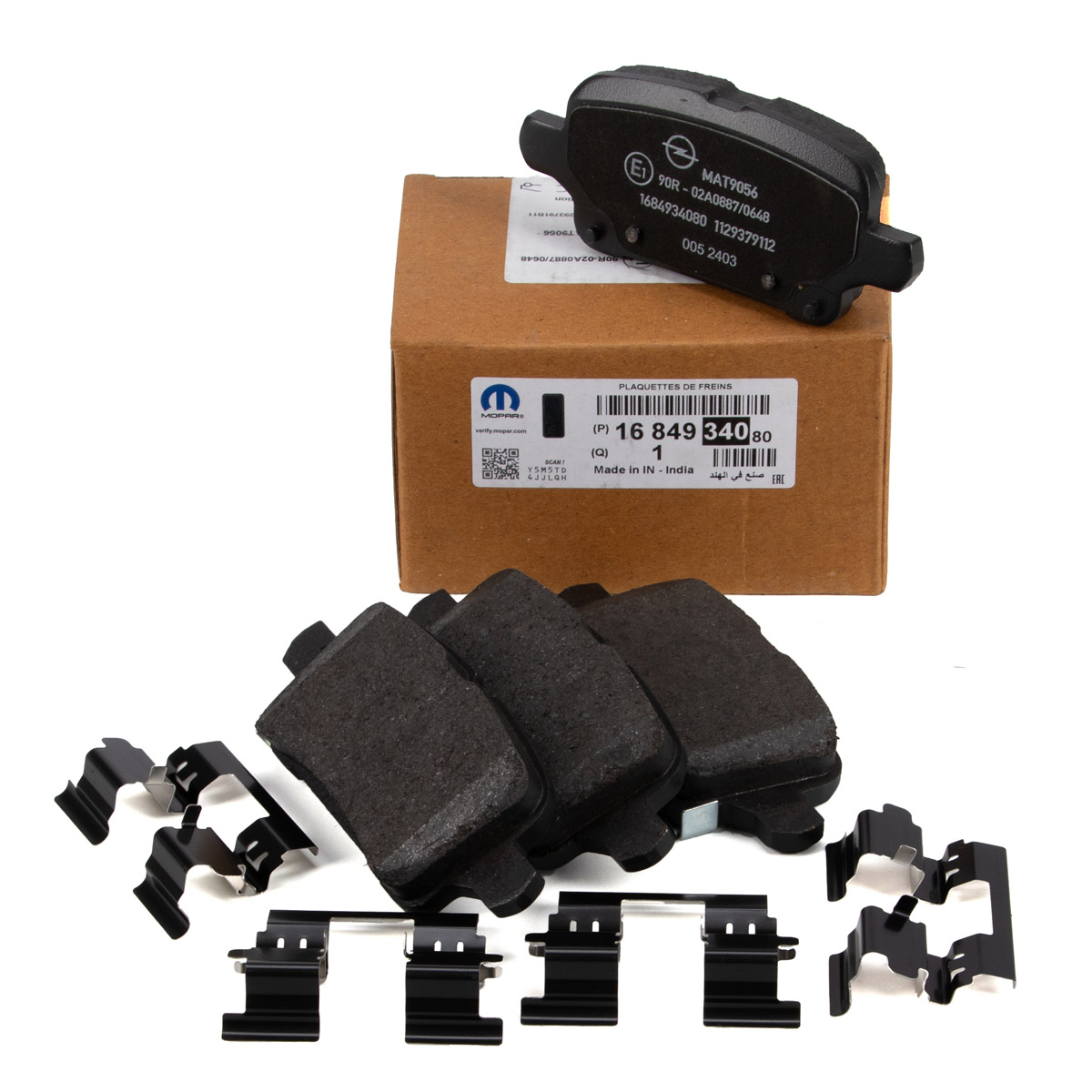 ORIGINAL Opel MOPAR brake pads Insignia B RP0 J17/J60 rear 1684934080