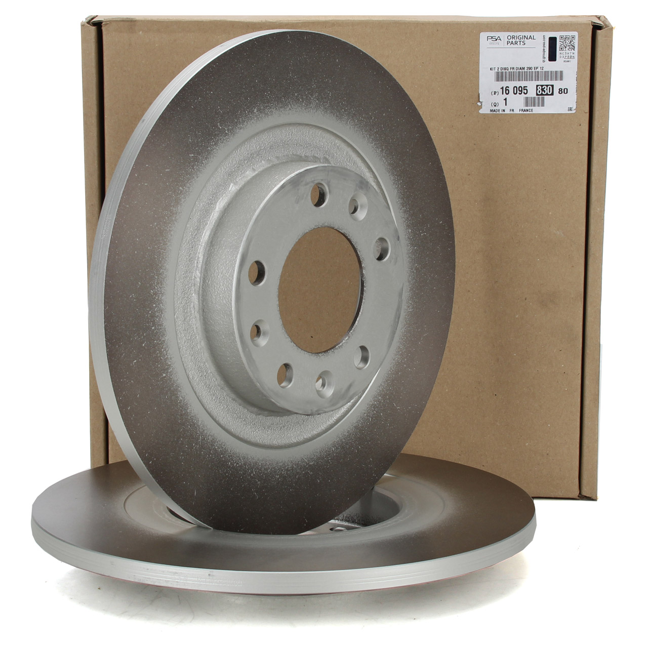 ORIGINAL PSA Opel brake disc set C4 Picasso II Grandland X 308 II rear 1609583080